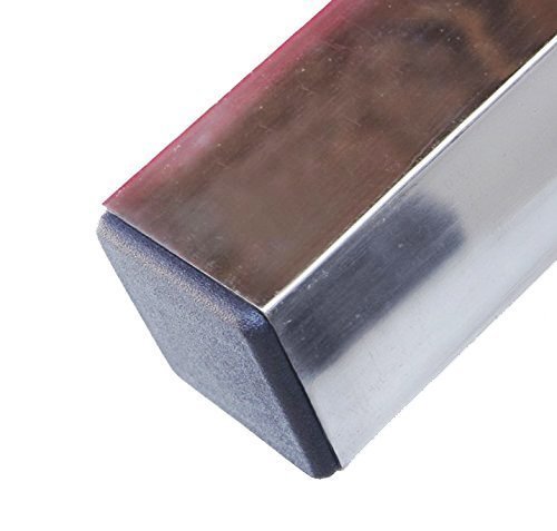 6 Inch Square Plastic Plug Cap Cover Tube - Durable Chair Glide Insert Finishing Plugs (1 Pack) - Perfect for Furniture Legs, DIY Projects, and Home Improvement
