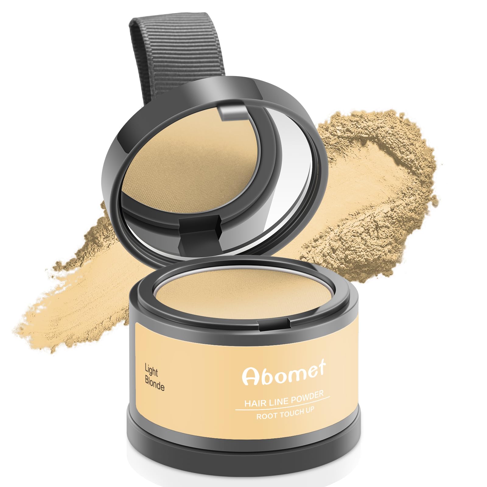 Root Touch Up Gray Hair Coverage Powder - Light Blonde Hair Fibers for Thinning Hair (Women & Men) | Instant Concealer for Hairline & Parting | Perfect for Daily Use & Special Occasions