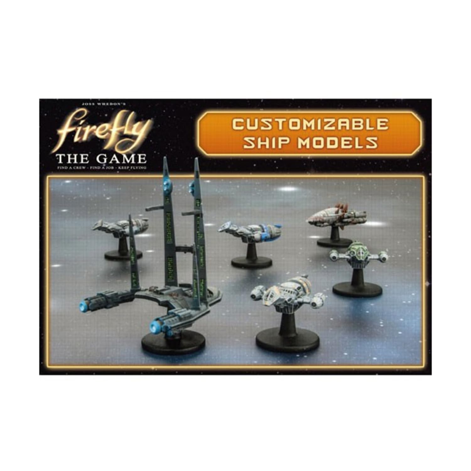 Firefly The Game Customizable Ship Model - Build & Play Your Own Spaceship for Tabletop Adventures & Sci-Fi Enthusiasts