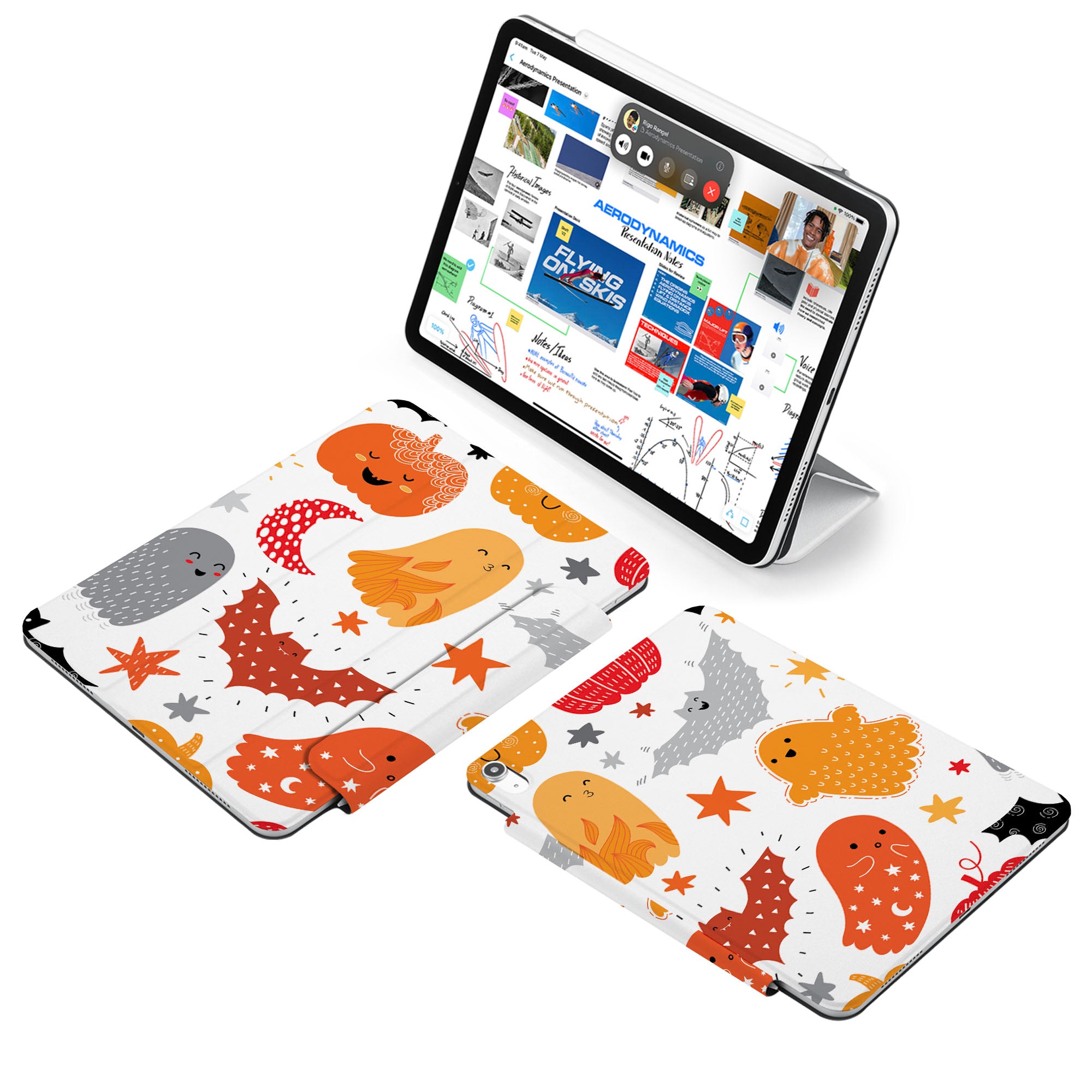 SlimFit Protective Case for iPad - Lightweight & Durable Cover for Halloween - Perfect for School, Work, and Travel