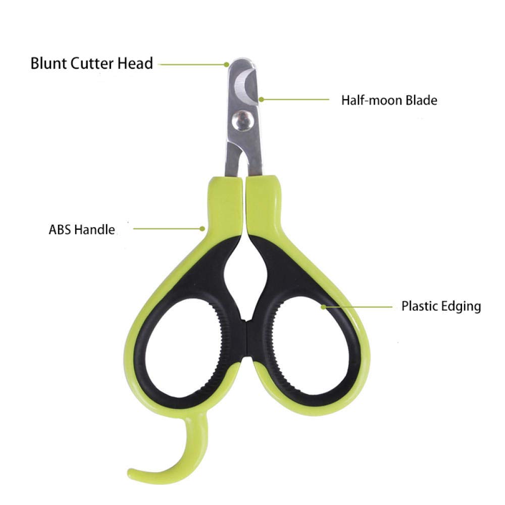 Premium Stainless Steel Pet Nail Clippers - 2 Pack Pink Cat & Dog Nail Trimmer with Safety Guard | Gentle Grooming Scissors for Safe Nail Cutting at Home | Perfect for Small to Medium Pets