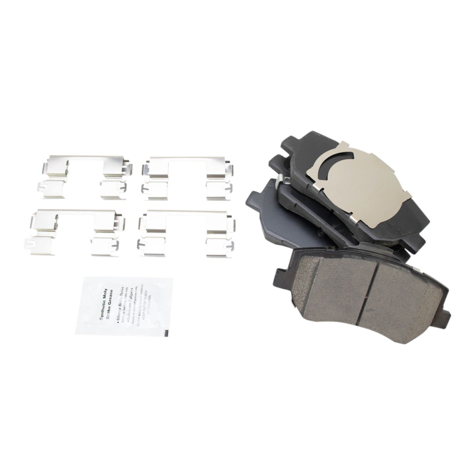 Ceramic Front Brake Pads for 2019-2020 Hyundai Santa Fe - High Performance, Low Noise & Dust - Perfect for City Driving & Highway Commuting
