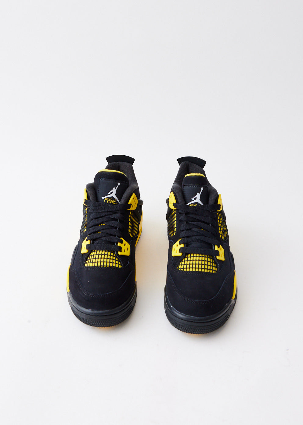 Air Jordan 4 Retro 'Thunder' Sneakers for Girls - Authentic Basketball Shoes for Sports & Streetwear Fashion | Perfect for School, Gym, and Casual Outfits