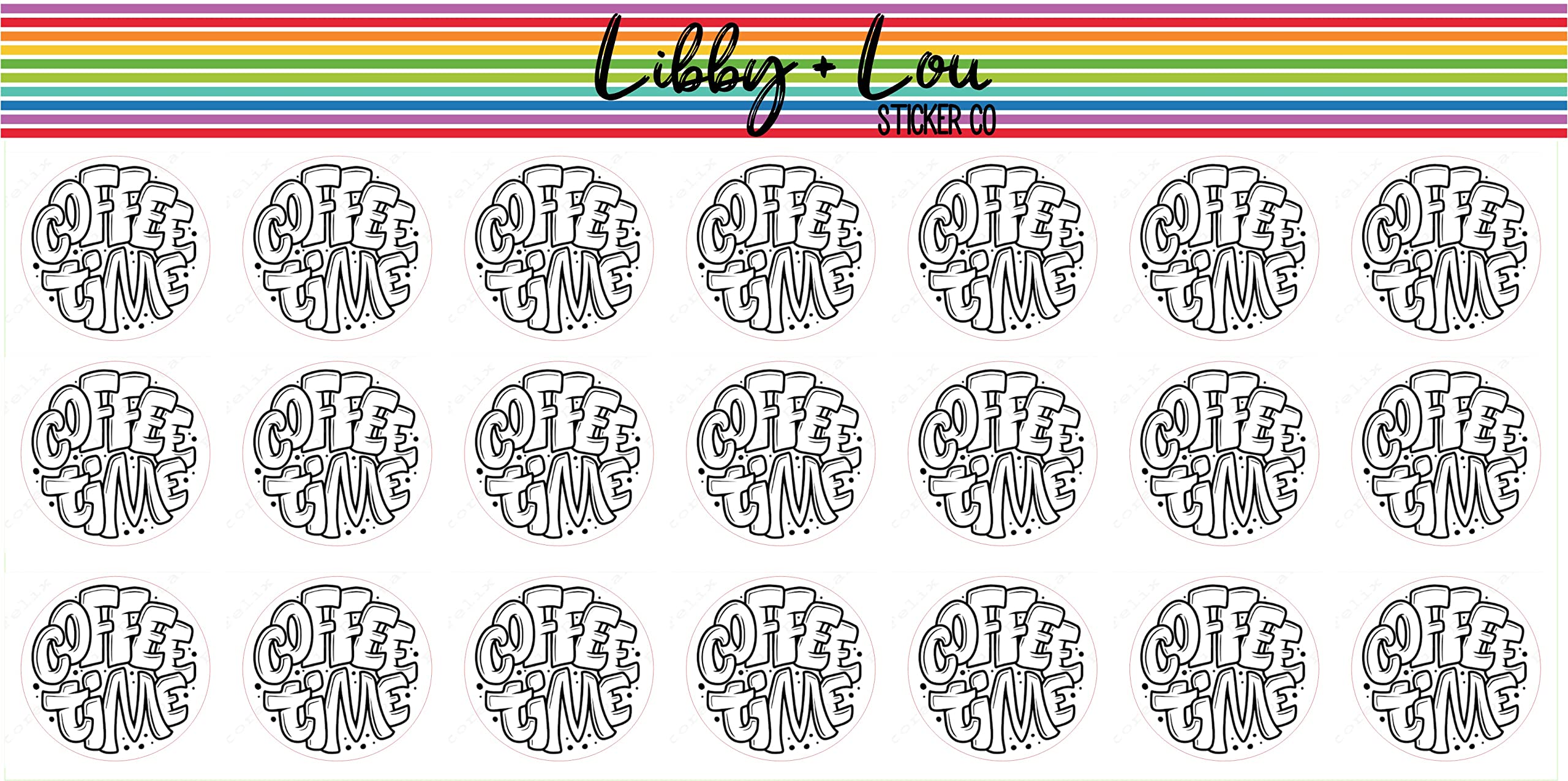 Coffee Planner Stickers - Productivity & Study for Students