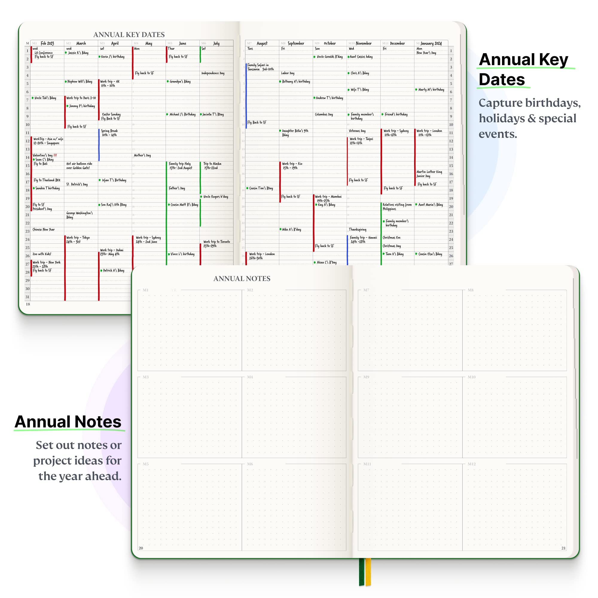 Roterunner B5 Undated Planner 7.5