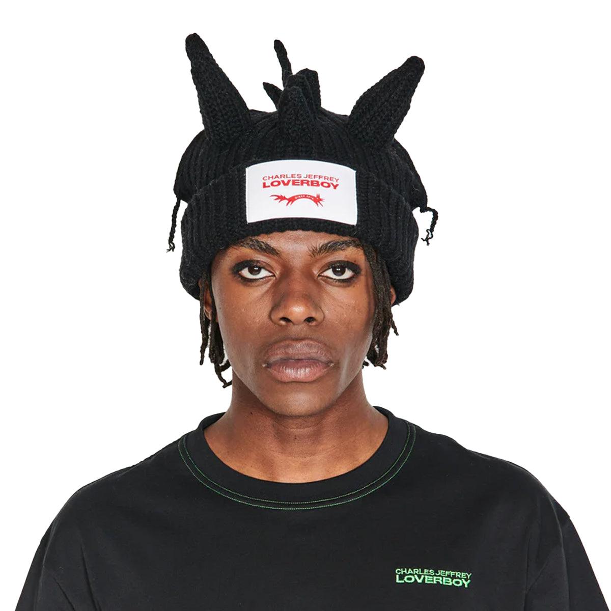Chunky Dragon Beanie Hat for Men & Women - Soft Winter Knit Beanie with Dragon Design - Warm Black Skull Cap for Cold Weather, Outdoor Activities & Cosplay