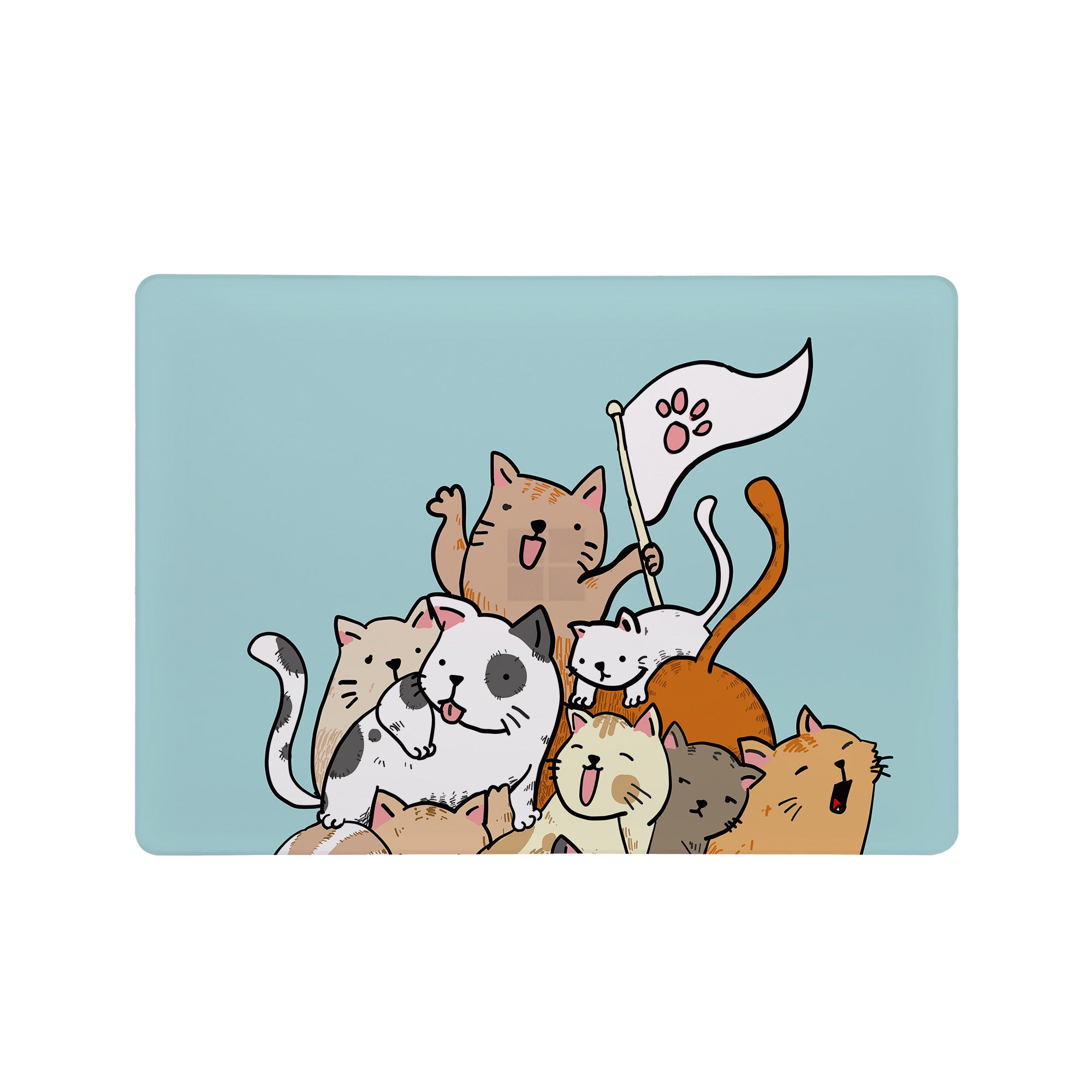 Cute Cat Pattern Surface Laptop Case - Protective Sleeve for Microsoft Surface Laptop 13.5