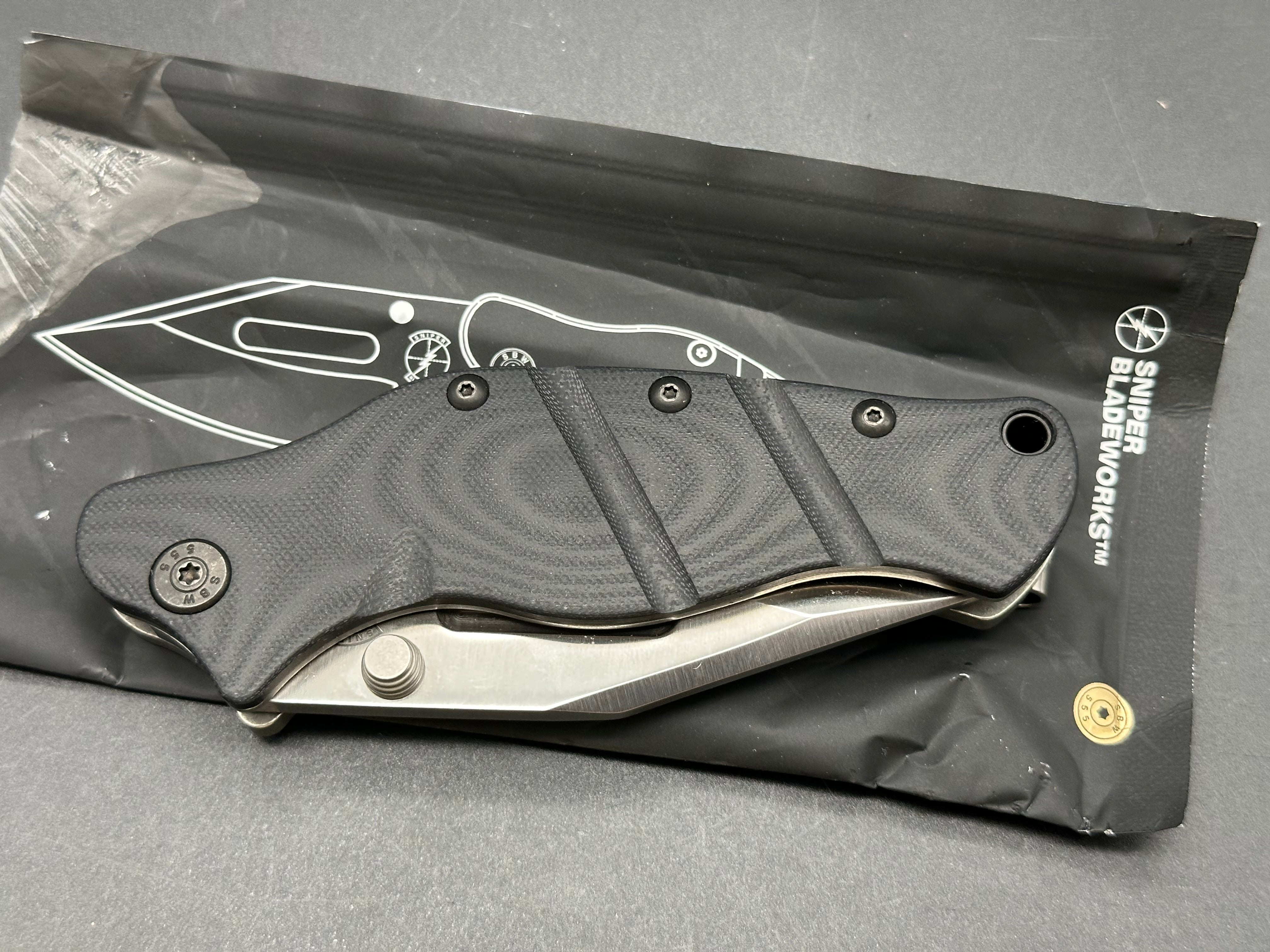 Sniper Blade Works LPC (Lynch Clip) - Tactical Knife Clip for EDC, Outdoor Survival & Everyday Carry Accessories