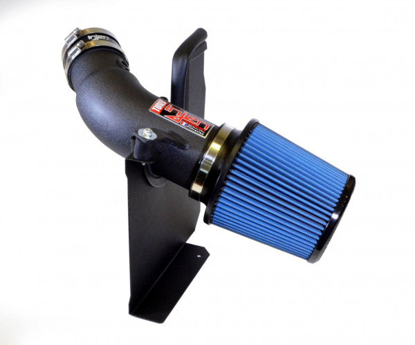 Injen PF5064WB Wrinkle Black Short Ram Air Intake with Dry Filter for 2012-2015 Chrysler 300 & Dodge Challenger 6.4L SRT8 - High Performance Cold Air Intake System for Racing & Street Driving