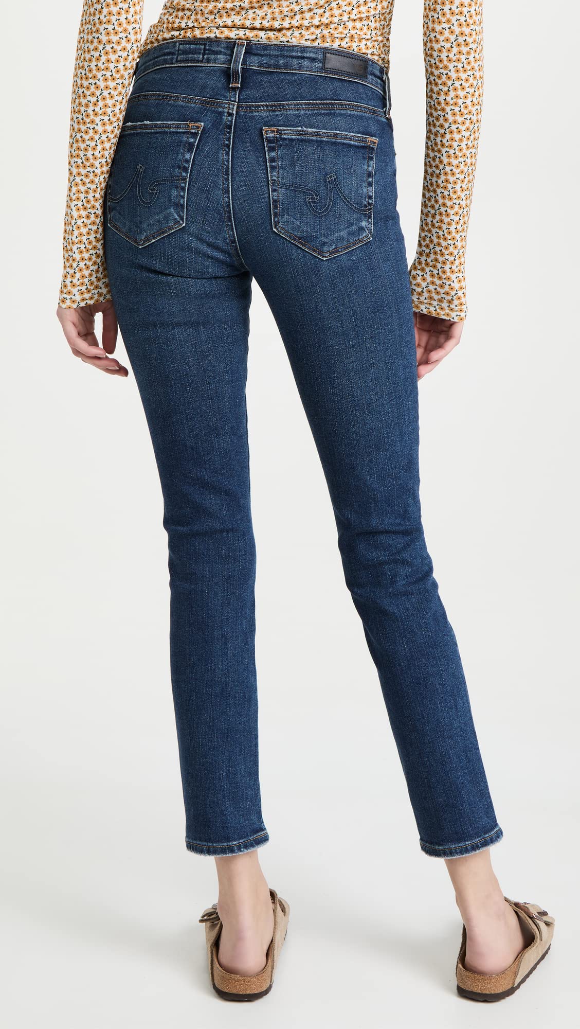 Women's Prima Mid Rise Cigarette Ankle Jeans - Slim Fit Stretch Denim Pants for Casual & Work Wear | Perfect for Office, Date Night & Everyday Outfits