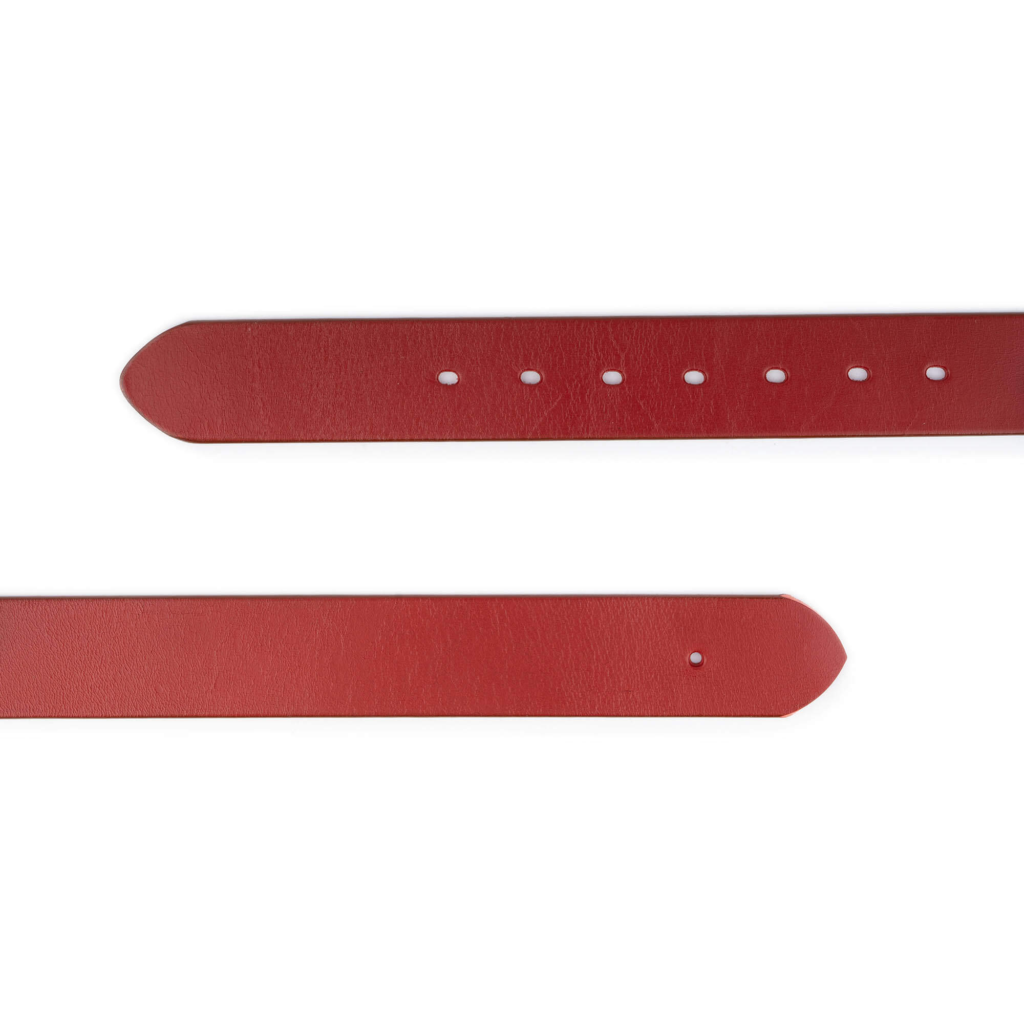 Versace Replacement Belt Strap - 4.0cm Wide Genuine Red Leather Belt with Pre-Made Holes for Men | Perfect for Dress Pants, Jeans & Formal Occasions