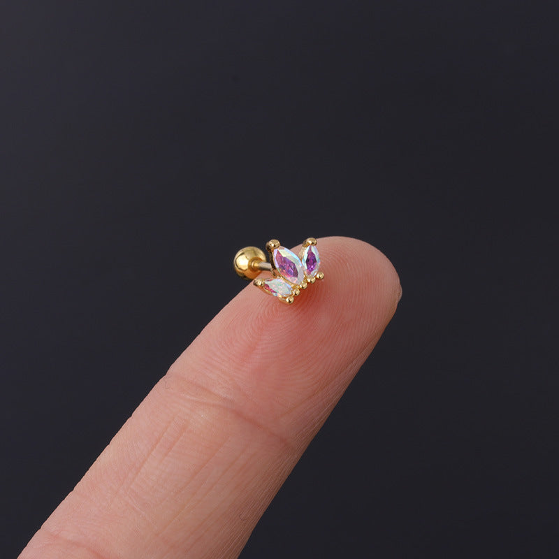 20G Anime Stud Earrings - Cute Unicorn Cartoon Piercing Jewelry for Women & Girls | Perfect for Cosplay, Gifts & Daily Wear | HSPJ308