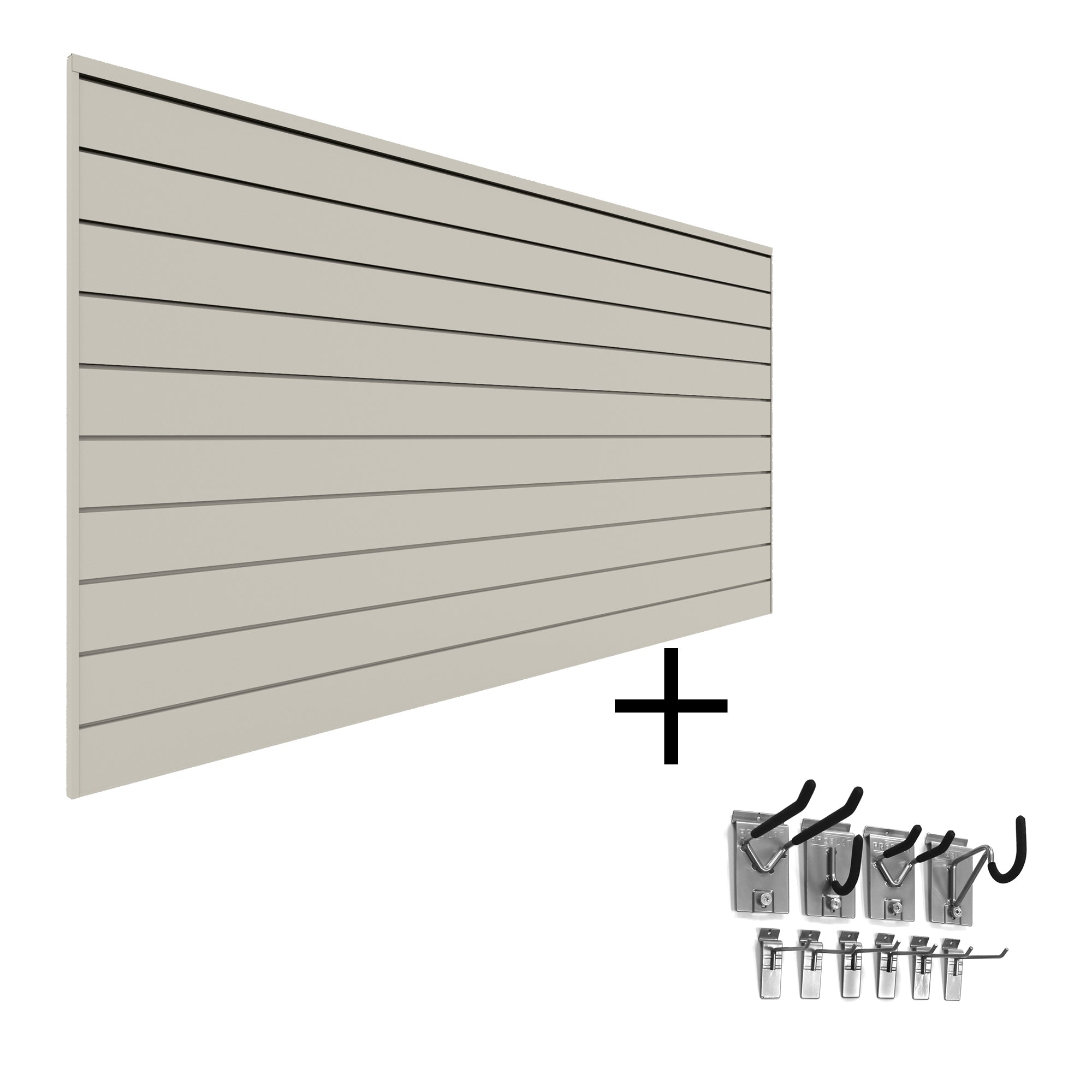 PVC Slatwall Mini Hook Kit Bundle - Heavy Duty Wall Hooks for Retail Display & Garage Organization - Perfect for Hanging Tools, Accessories & Small Items in Stores, Garages & Homes