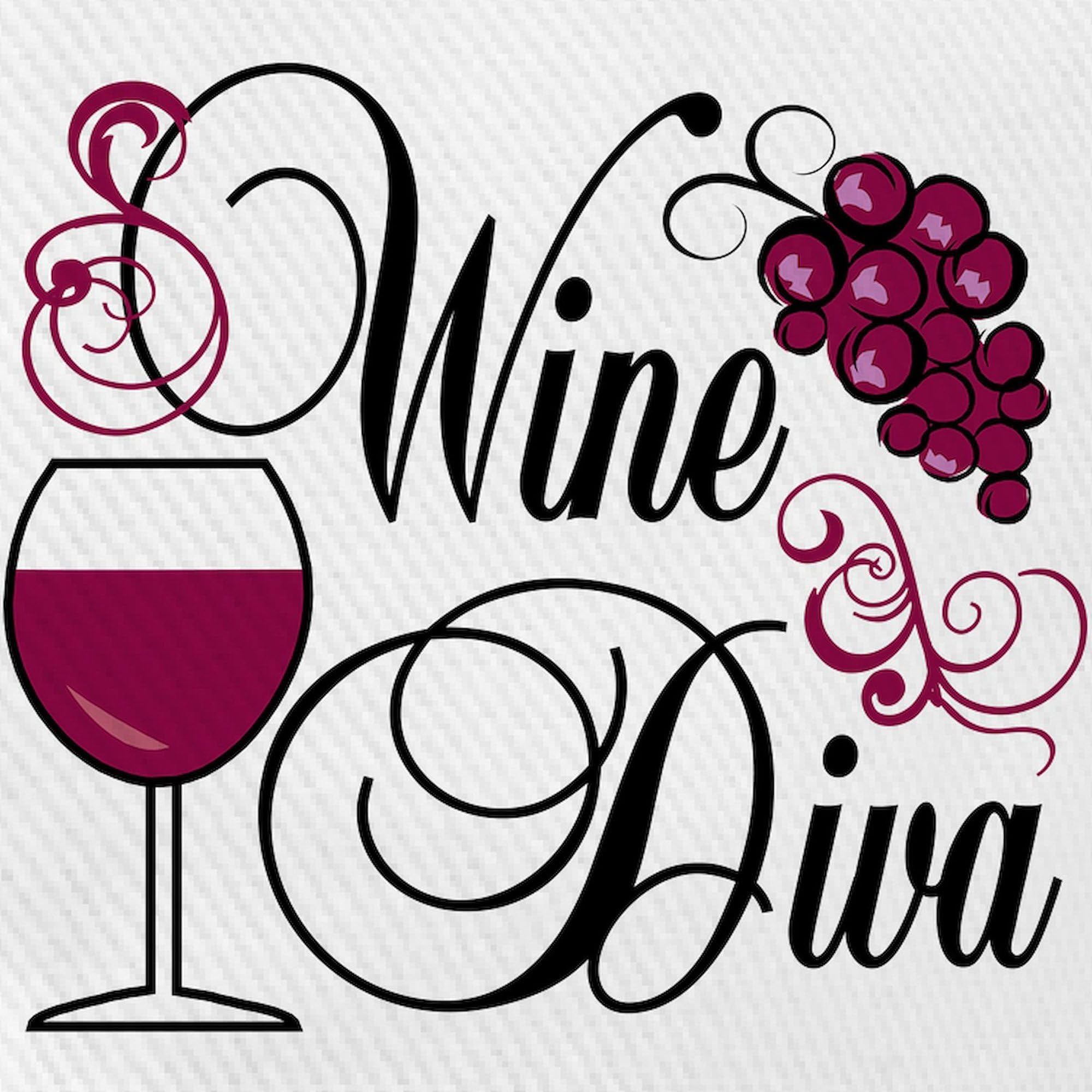 Wine Diva Adjustable Baseball Cap for Wine Lovers & Gifts