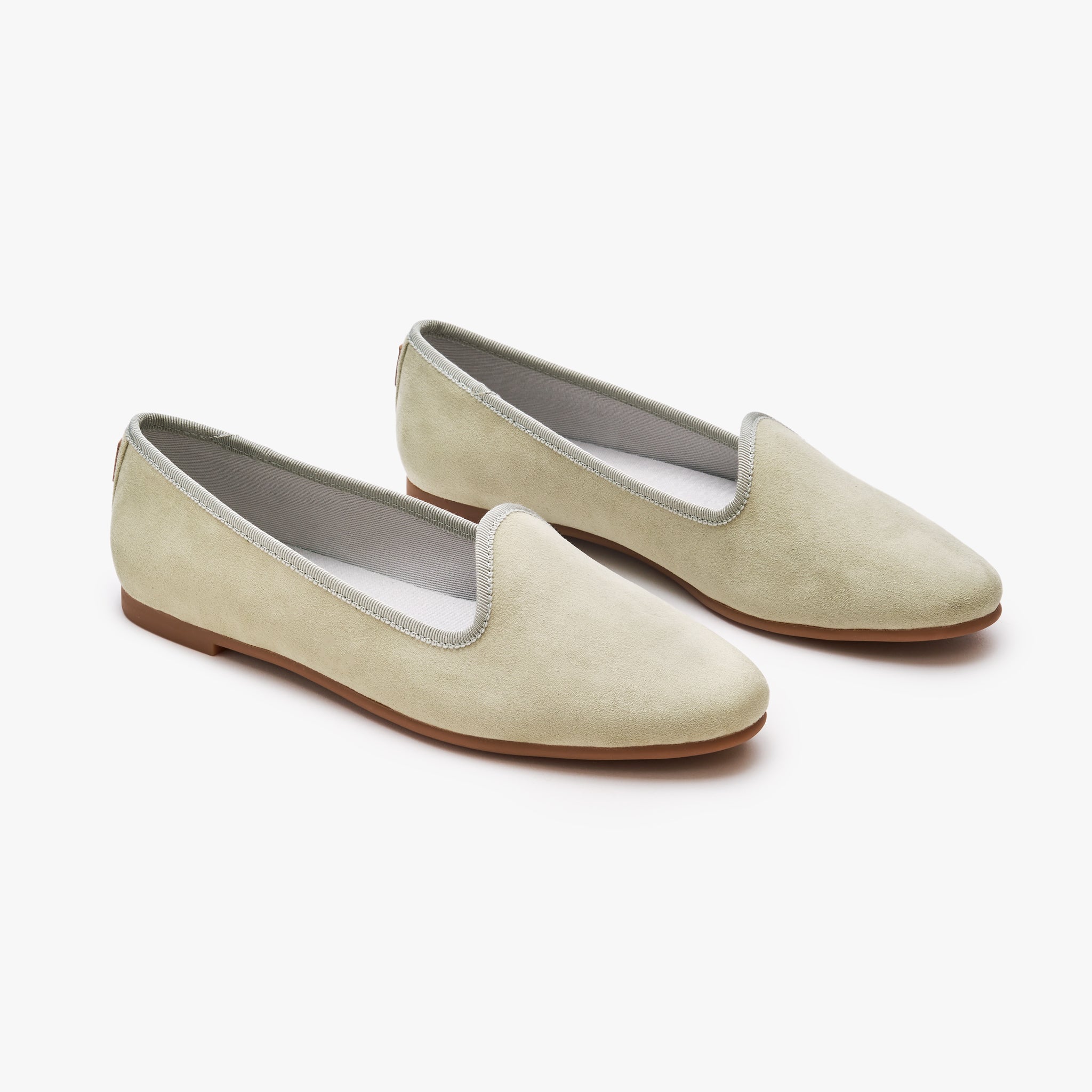 Bae Easy Loafers for Women - Comfortable Slip-On Casual Shoes in Sage Green | Perfect for Work, Travel & Everyday Wear
