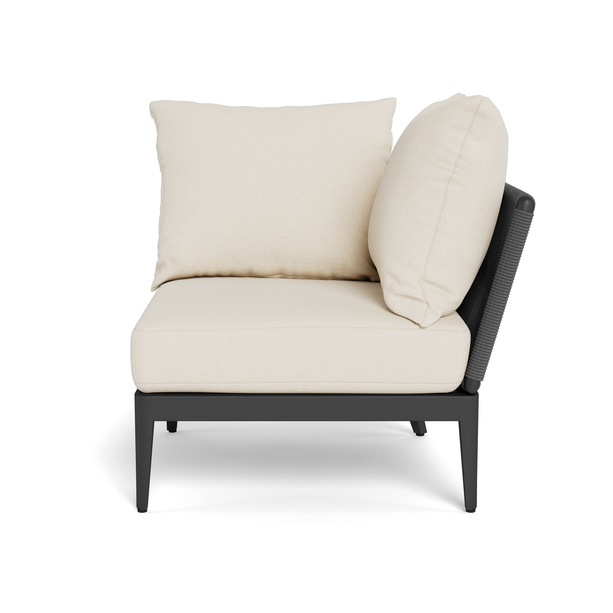 Hamilton Corner Sofa - Modern L-Shaped Sectional Couch with Storage Ottoman, Perfect for Small Spaces & Apartment Living - Living Room, Family Room, Home Theater, Office Lounge