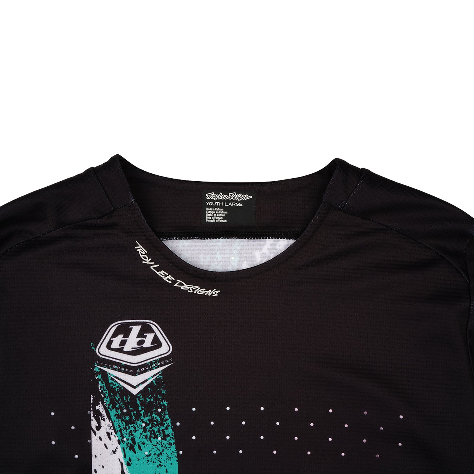 Youth Sprint Jersey Full Pull Black - Breathable Performance Cycling Shirt for Kids - Perfect for Training, Racing & Outdoor Sports