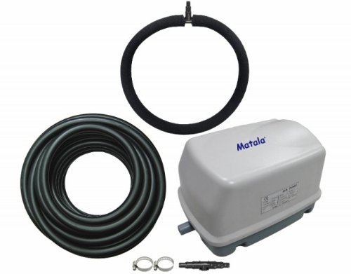 Matala 3000 EZ Air Kit with Hakko 25LP Air Pump - High Efficiency Aquarium Aeration System for Fish Tanks, Ponds, and Hydroponics