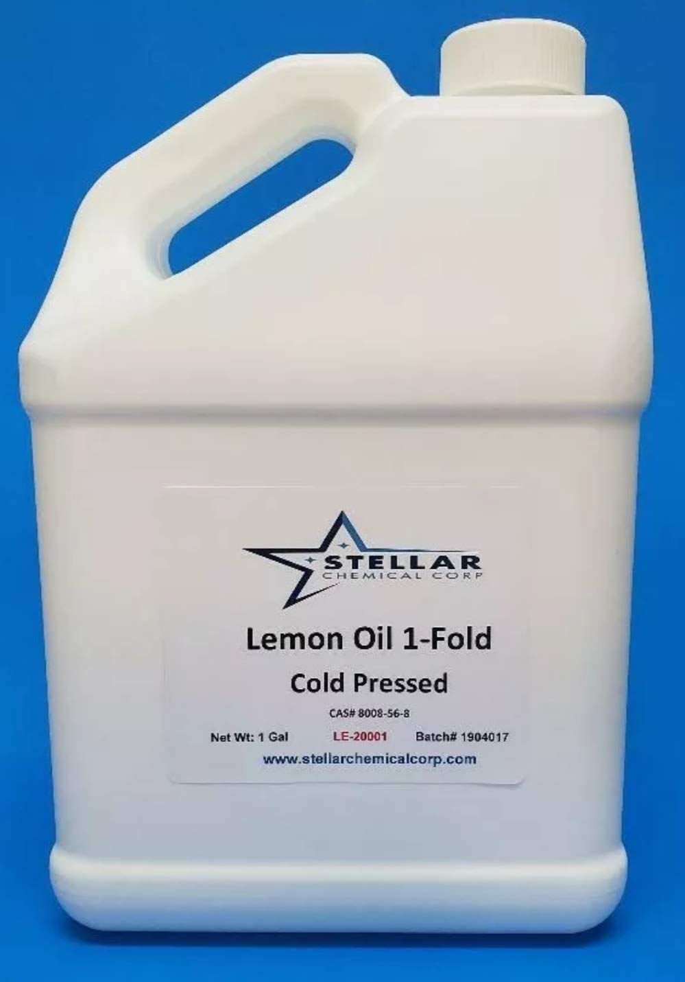 Premium 5-Fold Lemon Essential Oil - 2 Gallons (7.57L) for Aromatherapy, Cleaning & DIY Skincare | Cold-Pressed & Undiluted