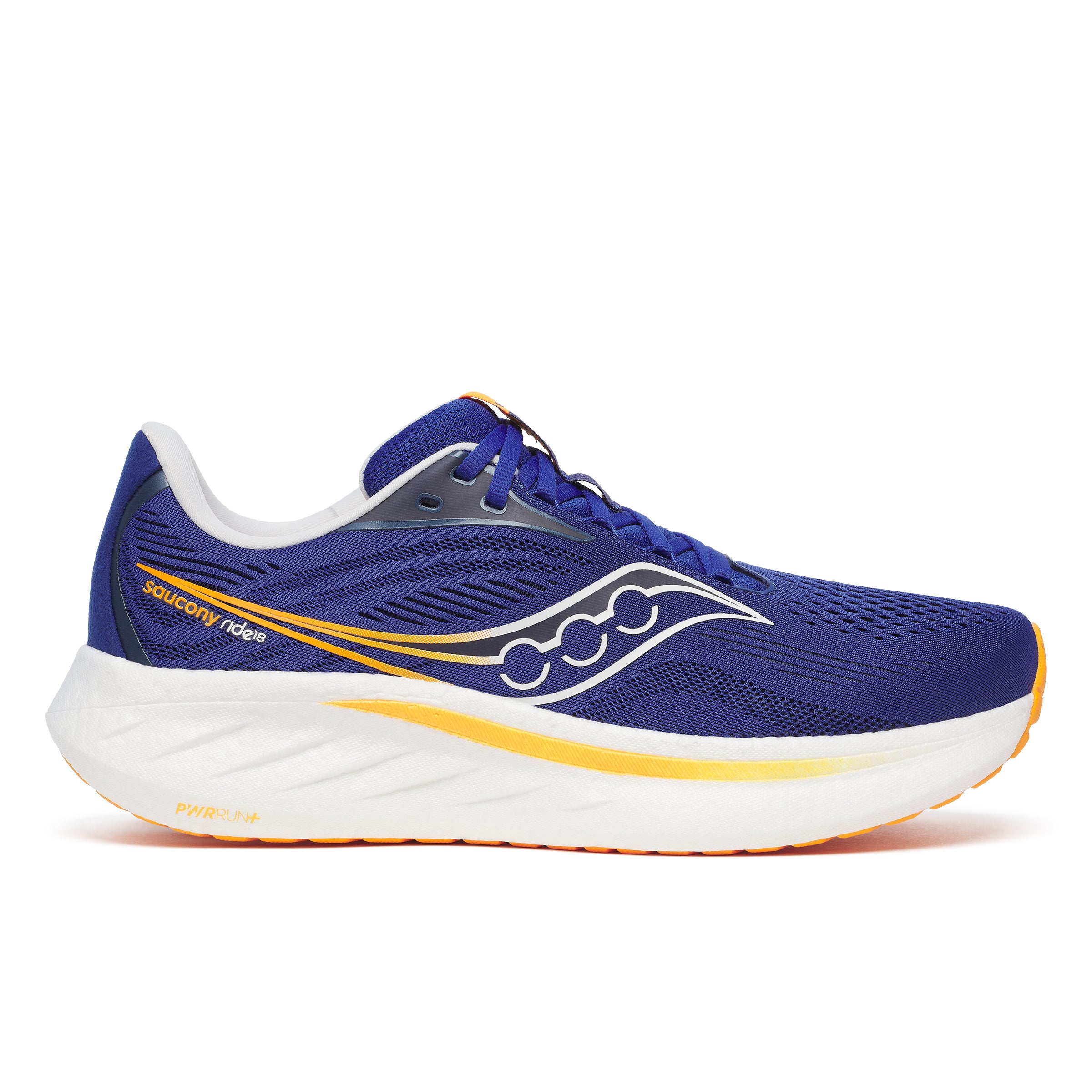 Men's Saucony Ride 18 Running Shoes - Lightweight Cushioned Sneakers for Men | Road Running, Jogging & Gym Workouts