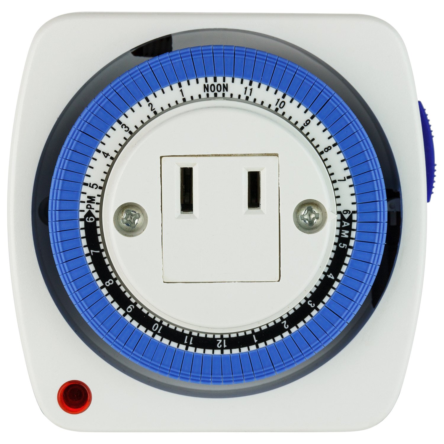 Sunlite 05000-SU T100 24 Hour Appliance Timer - Programmable Outlet Timer for Lights, Fans & Appliances - Perfect for Home, Office & Vacation Use
