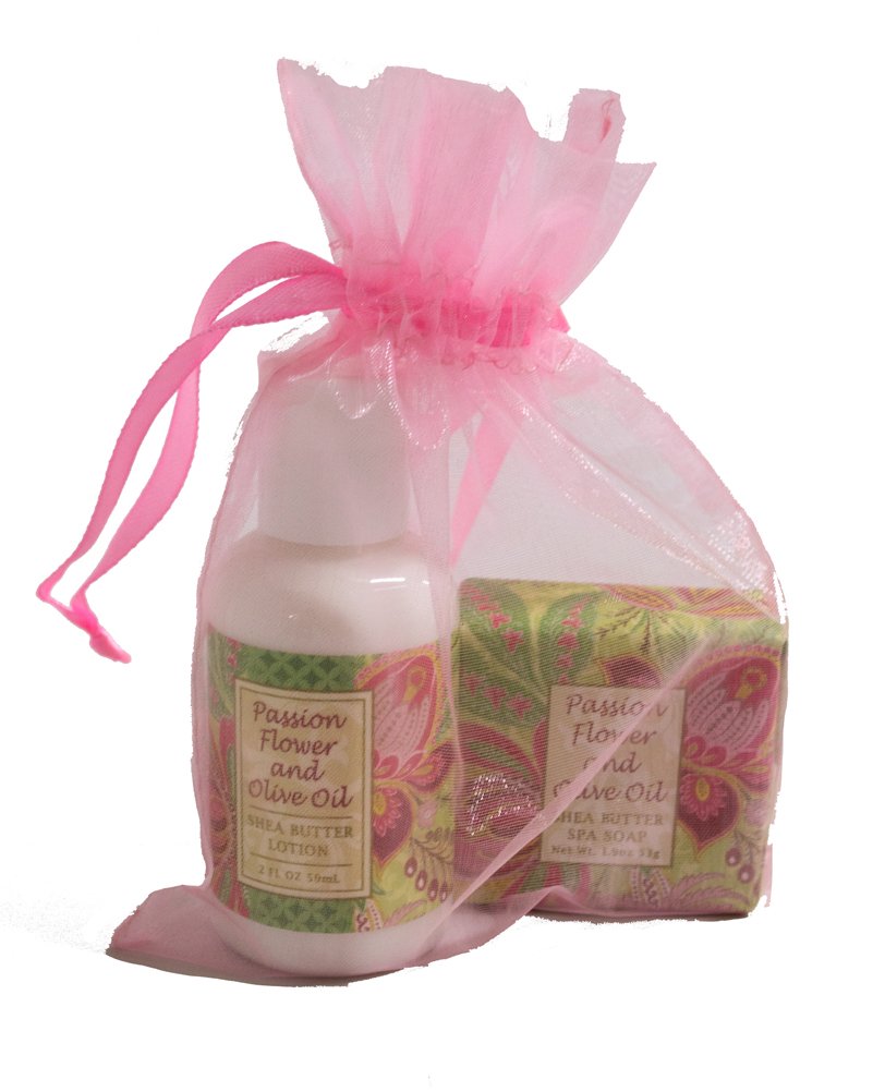 Greenwich Bay Botanical Lotion & Soap Gift Set with Passion Flower & Olive Oil - Perfect for Spa Day, Mother's Day Gifts & Relaxing Self-Care