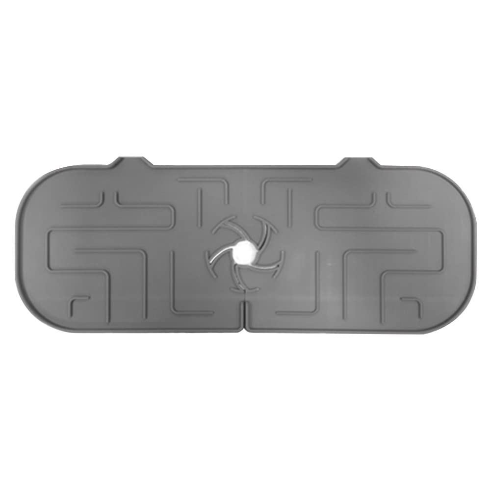 **Non-Slip Silicone Sink Splash Guard Mat - Absorbent Kitchen Faucet Water Draining Pad, Countertop Protector & Table Cushion for Bathroom & Kitchen (Perfect for Spill Protection & Easy Cleaning)**