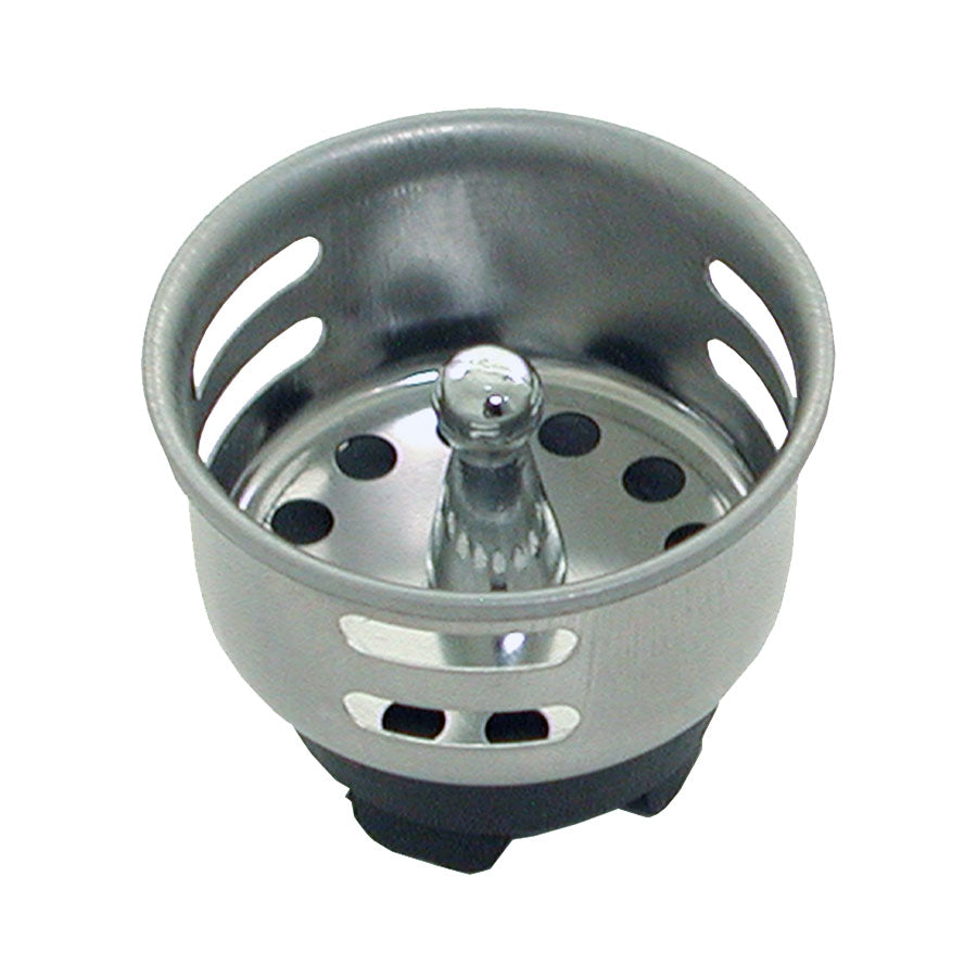 FMP 102 1066 1-1/2 Inch Bar Sink Strainer Stopper - Heavy Duty Drain Plug for Kitchen & Bathroom Sinks - Perfect for Bar, RV, Laundry & Utility Sinks