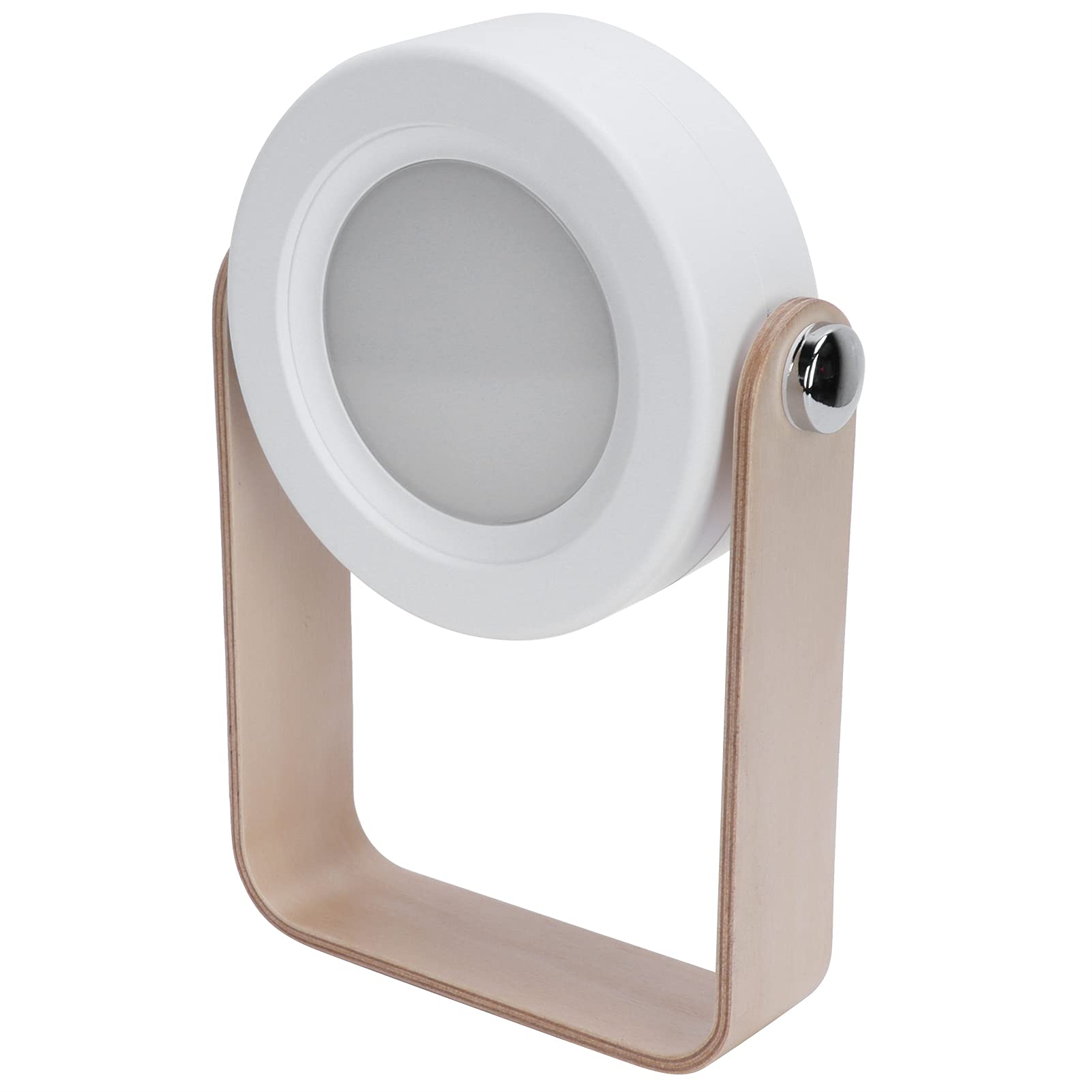 Foldable Touch Control Dimmable LED Table Lamp - 360° Adjustable Bedside Nightstand Reading Light with USB Cable, Elegant White - Perfect for Bedroom, Office, Study & Nighttime Reading
