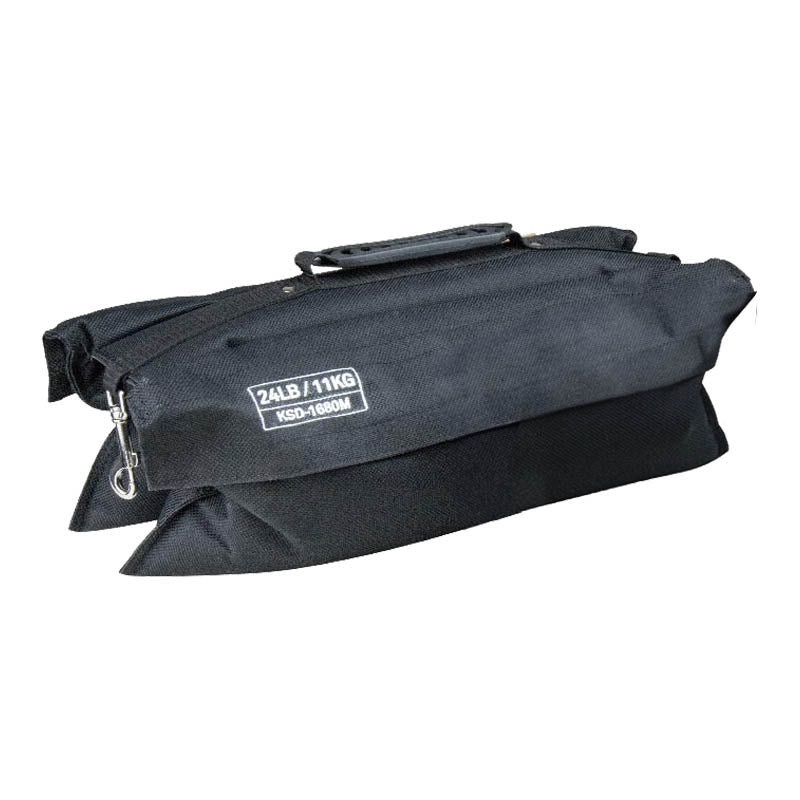 KSD 1680M Black Cordura Nylon Empty Sandbag - 11KG Max Capacity - Durable Training & Fitness Equipment for Weightlifting, CrossFit, Home Gym, and Outdoor Workouts
