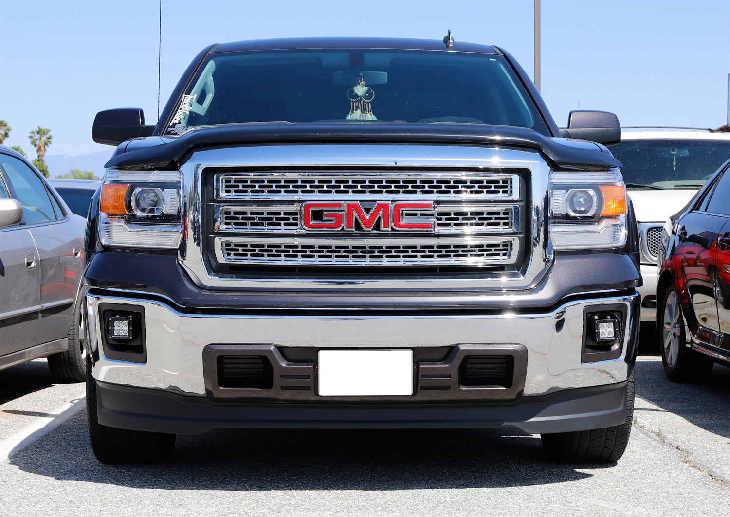 40W CREE LED Pods with Fog Light Bracket & Wiring Kit - Compatible with GMC Sierra, Chevy Colorado, Tahoe - Perfect for Off-Roading, Night Driving, and Foggy Conditions