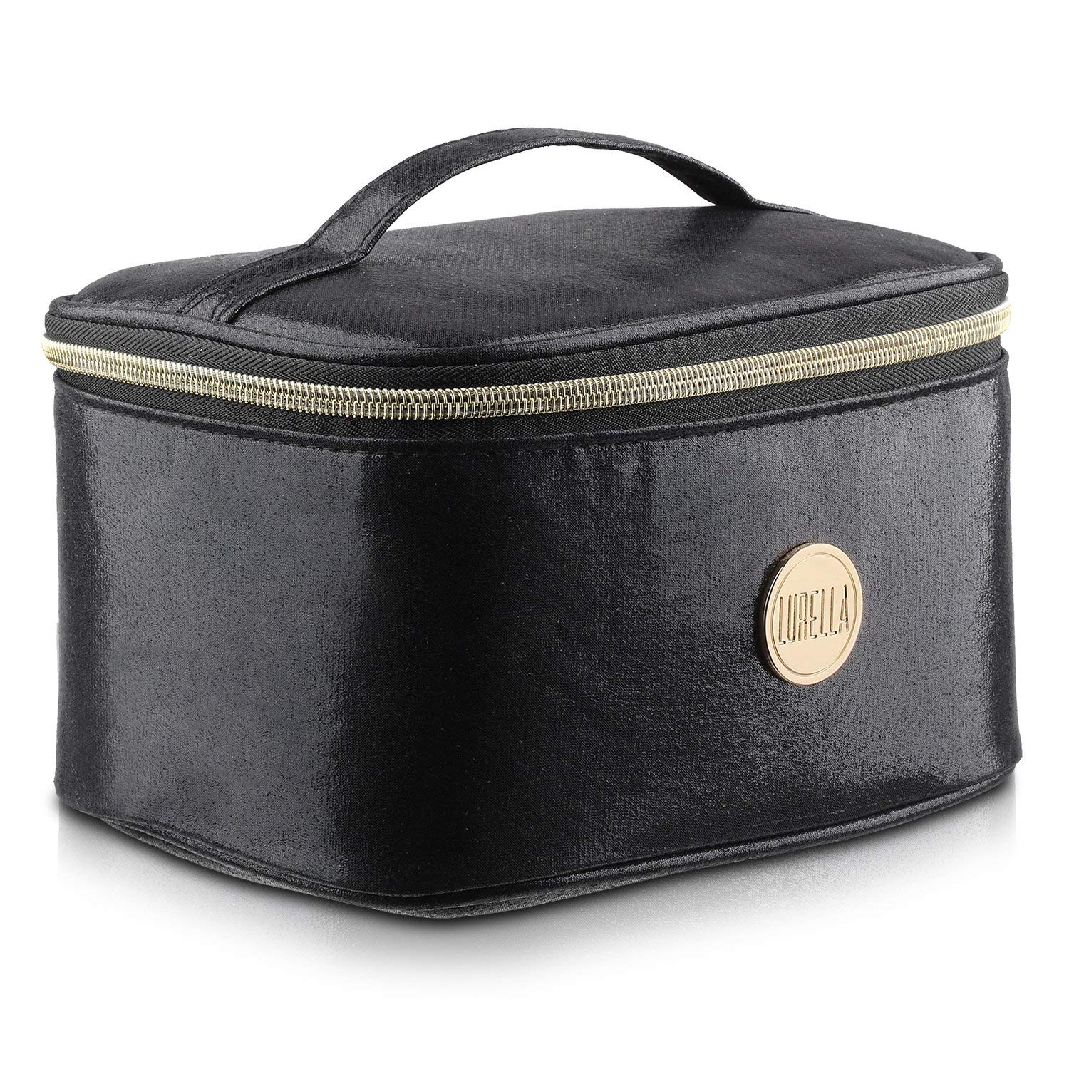 Lurella Cosmetics Travel Bag - Waterproof Makeup Organizer for Women | Perfect for Airplane Carry-on, Gym & Vacation Toiletry Storage
