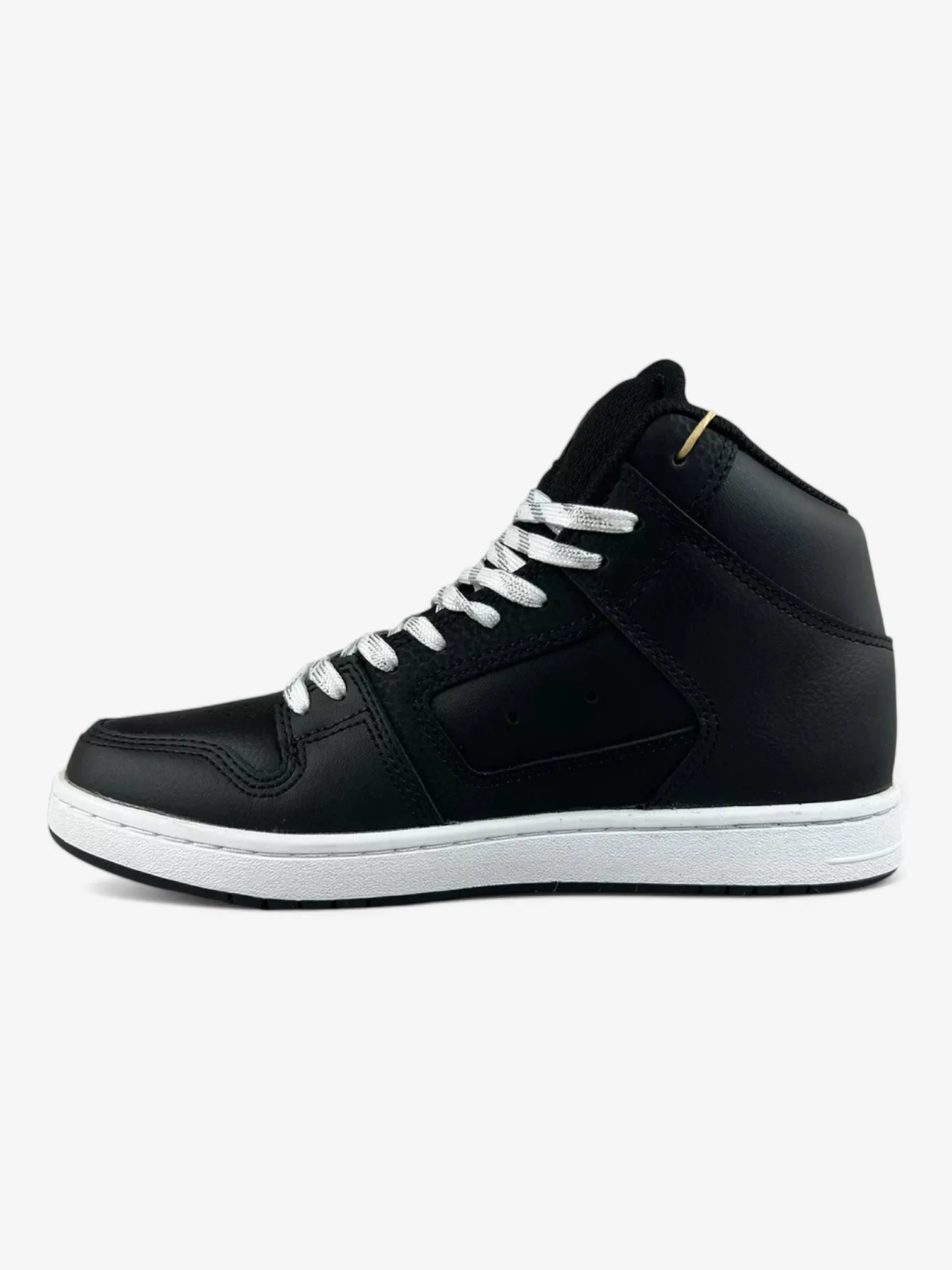 DC Women's Manteca 4 Mid Black Skate Shoes - Comfortable High-Top Sneakers for Skateboarding & Streetwear Fashion