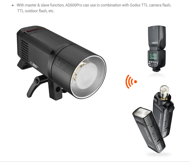 Godox AD600Pro TTL Monolight Strobe Flash - Professional Studio Lighting for Photography, Portraits, and Outdoor Shoots