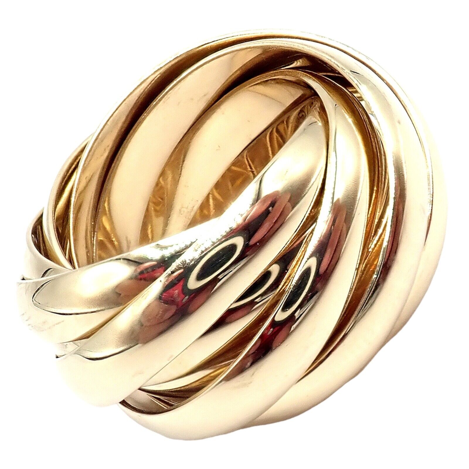 Authentic Tiffany & Co 18k Yellow Gold 9 Row Melody Calife Picasso Ring Size 5 - Luxury Jewelry for Women, Perfect for Weddings, Anniversaries & Special Occasions