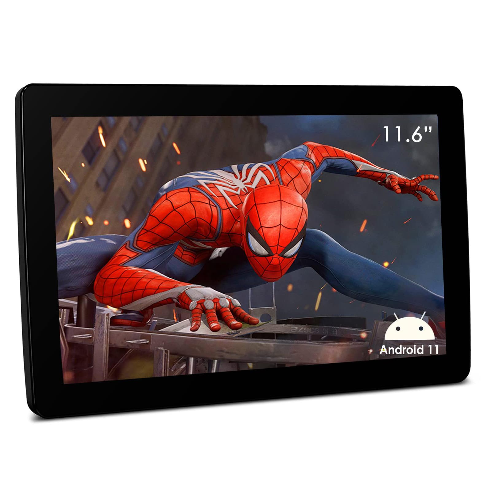 XTRONS 11.6 Inch Android 11 Car Headrest Monitor - HD Touchscreen Tablet for Backseat Entertainment with Wireless Mirroring, 4K Video, WiFi, HDMI - Perfect for Long Road Trips & Family Travel (Supports Netflix/YouTube)