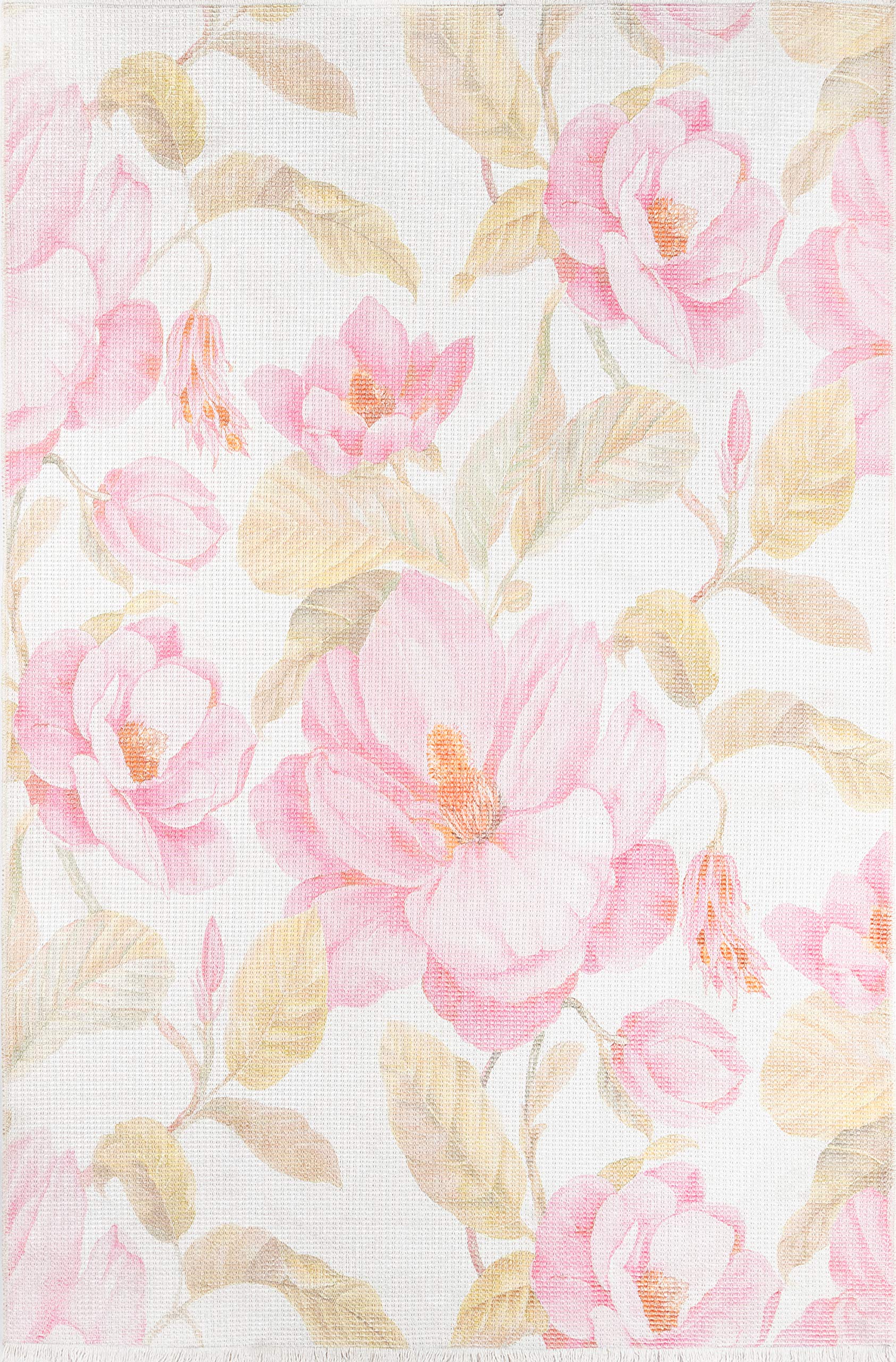 Nolita Rugs Bailey 3' x 5' Polyester Cotton Blend Multi-Color Area Rug - Perfect for Living Room, Bedroom & Office Decor