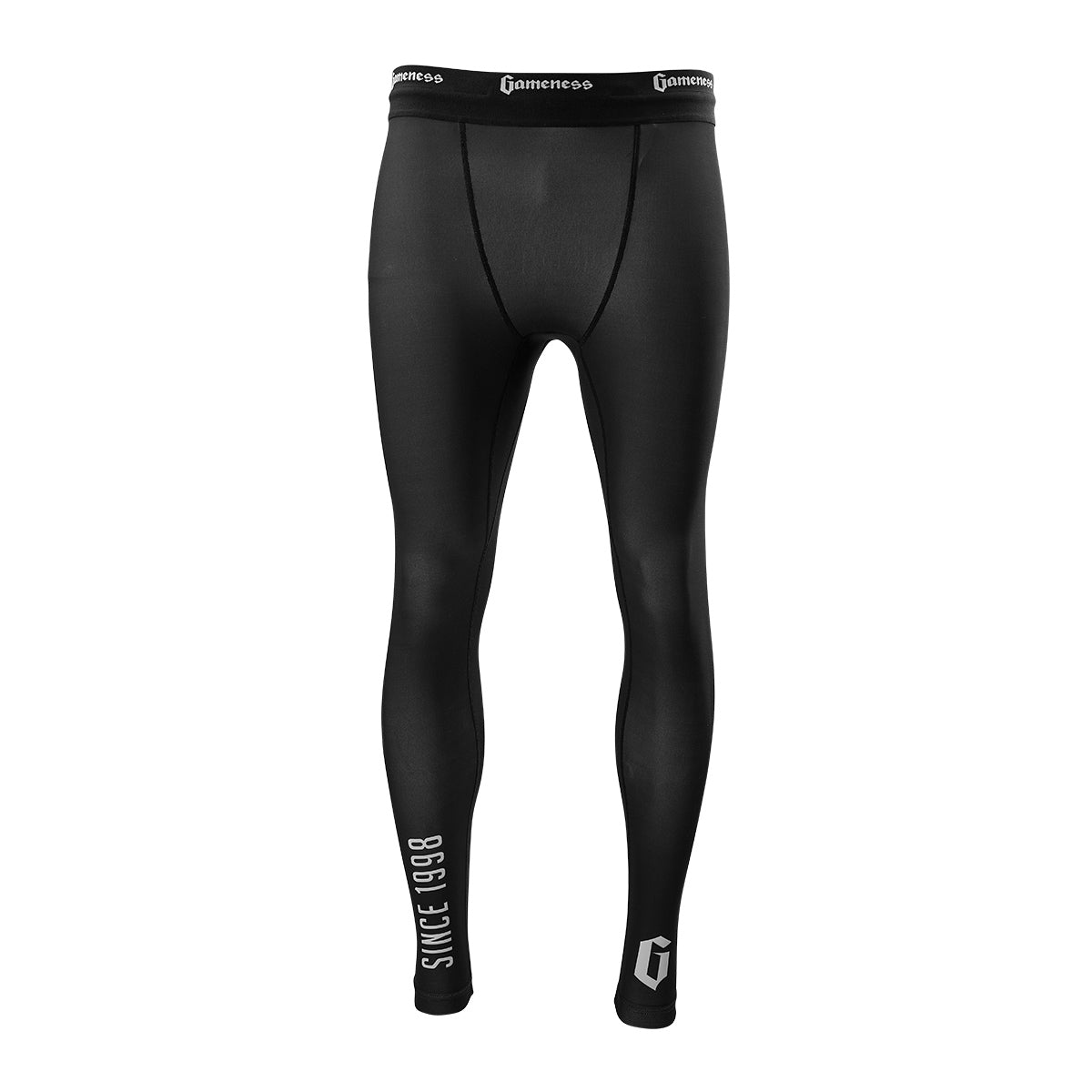 Gameness Men's Grappling Spats - Lightweight Compression Pants for BJJ, MMA & Wrestling - Perfect for Training, Competition & Gym Workouts
