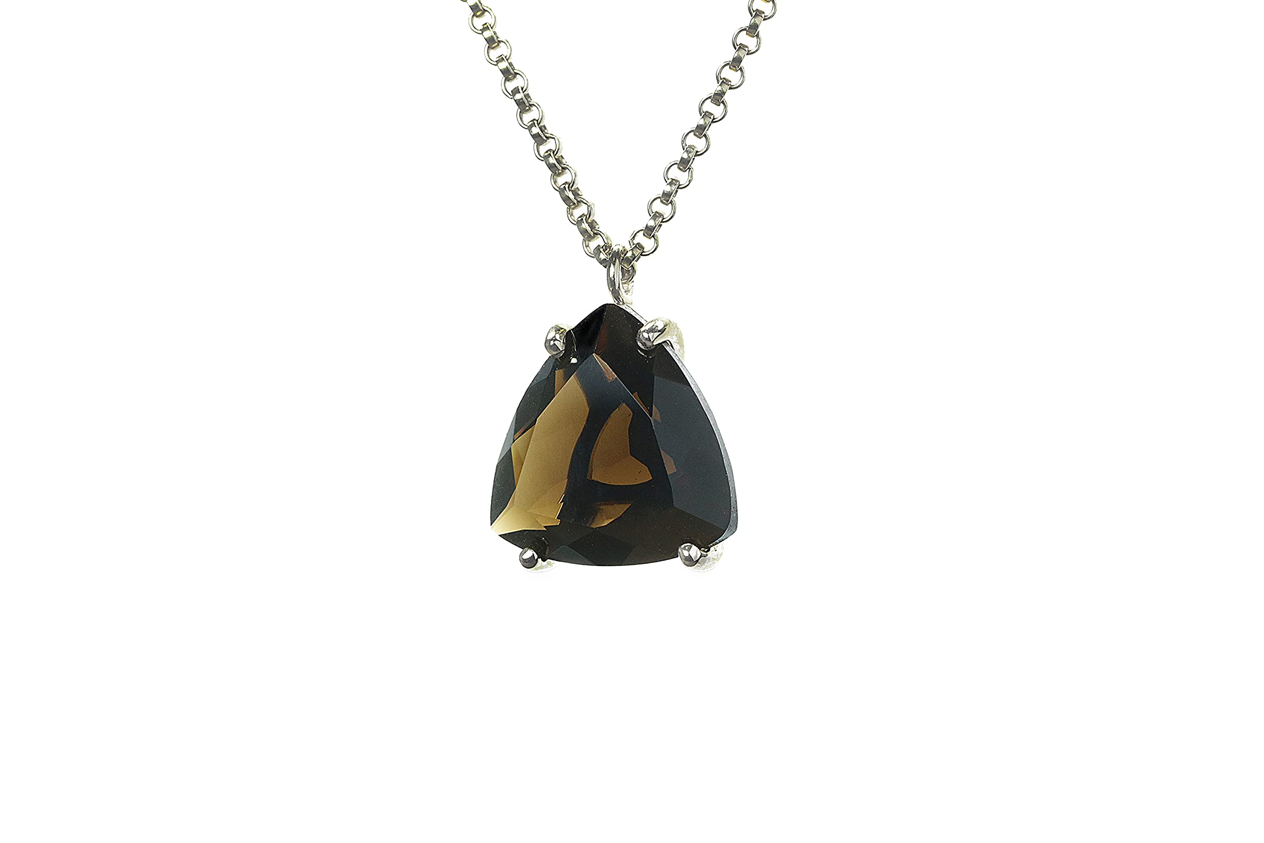 Anemone Smoky Quartz Necklace for Women - Handmade Gemstone Jewelry, Elegant Crystal Pendant - Perfect Gift for Birthday, Wedding & Anniversary - Ideal for Everyday Wear, Date Nights & Special Occasions