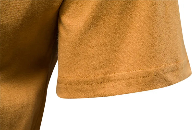 Men's Big Printed T-Shirt - 100% Cotton Casual Solid Color Crew Neck Tee | Summer Streetwear Fashion | Perfect for Daily Wear, Gym & Outdoor Activities