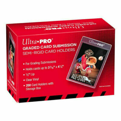 Ultra Pro Semi Rigid 1/2 Lip Tall Card Sleeves (200 Pack) - Premium Protection for MTG, Pokemon & Trading Cards - Perfect for Collectors & Gaming Tournaments