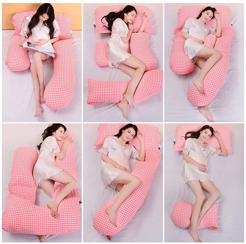 **Pregnancy Pillow for Sleeping - U-Shaped Full Body Maternity Pillow for Pregnant Women, Comfortable & Supportive, Washable & Replaceable Cover - Ideal for Side Sleeping, Back Pain Relief, and Postpartum Recovery**