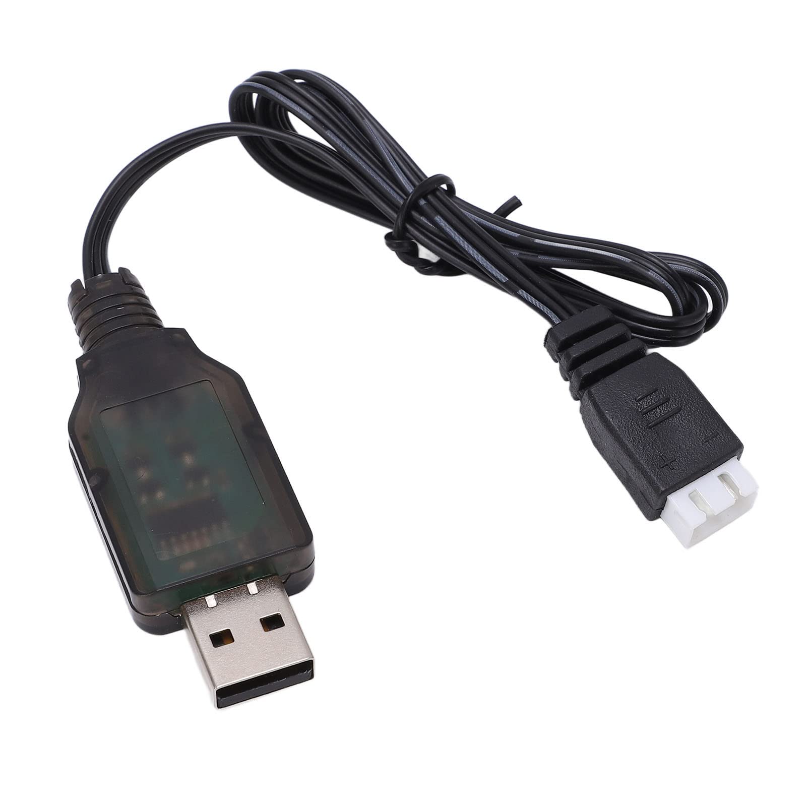 Alomejor 1/16 RC Car Lipo Battery Charger - 7.4V 1000mA USB Charging Cable for 1/16 Scale Remote Control Cars - Perfect for Indoor & Outdoor RC Vehicle Charging Needs