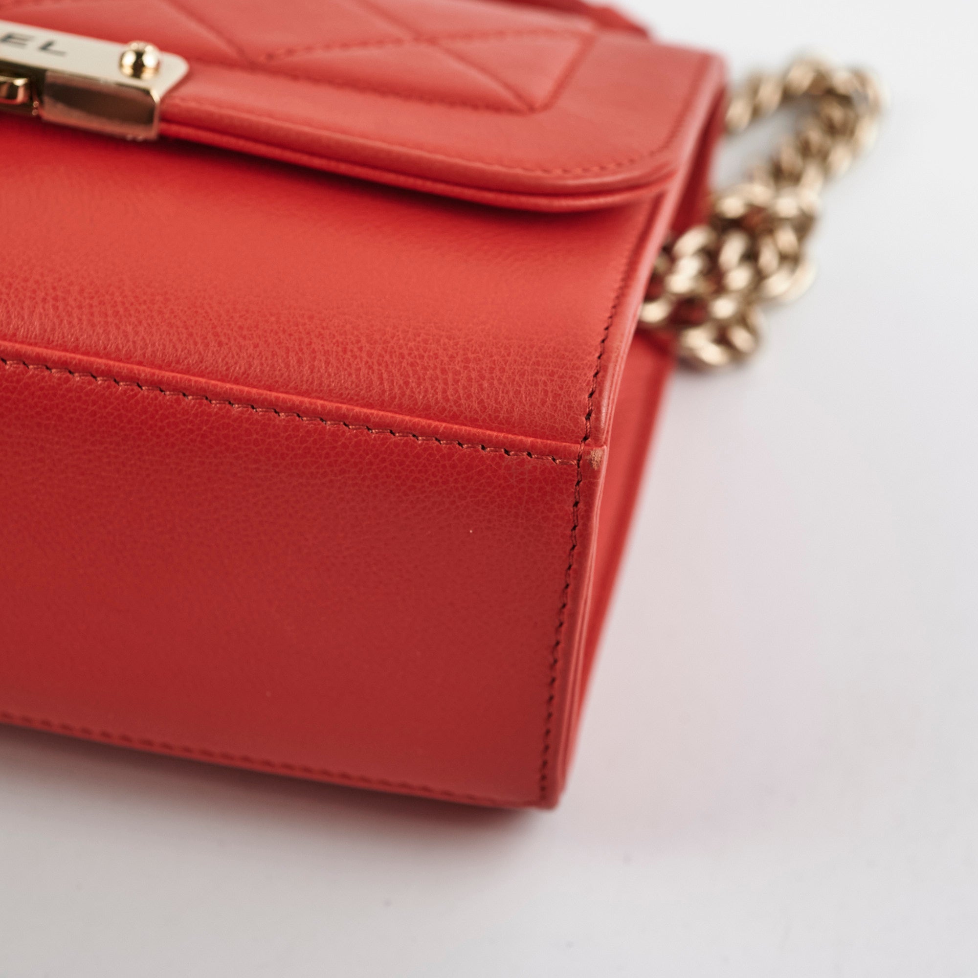 Chanel Seasonal Flap Red Crossbody Bag for Women - Luxury Leather Shoulder Bag - Perfect for Date Night, Parties & Special Occasions
