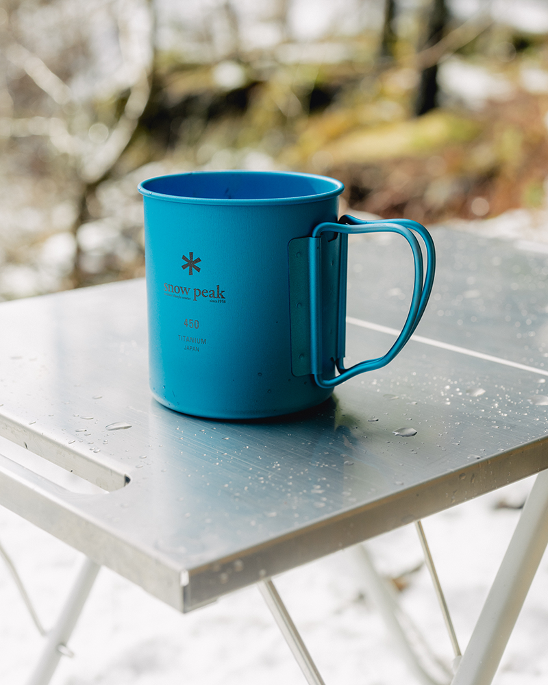 Premium Titanium Single Wall 450ml Camping Cup - Lightweight & Durable for Outdoor Adventures, Hiking, and Travel