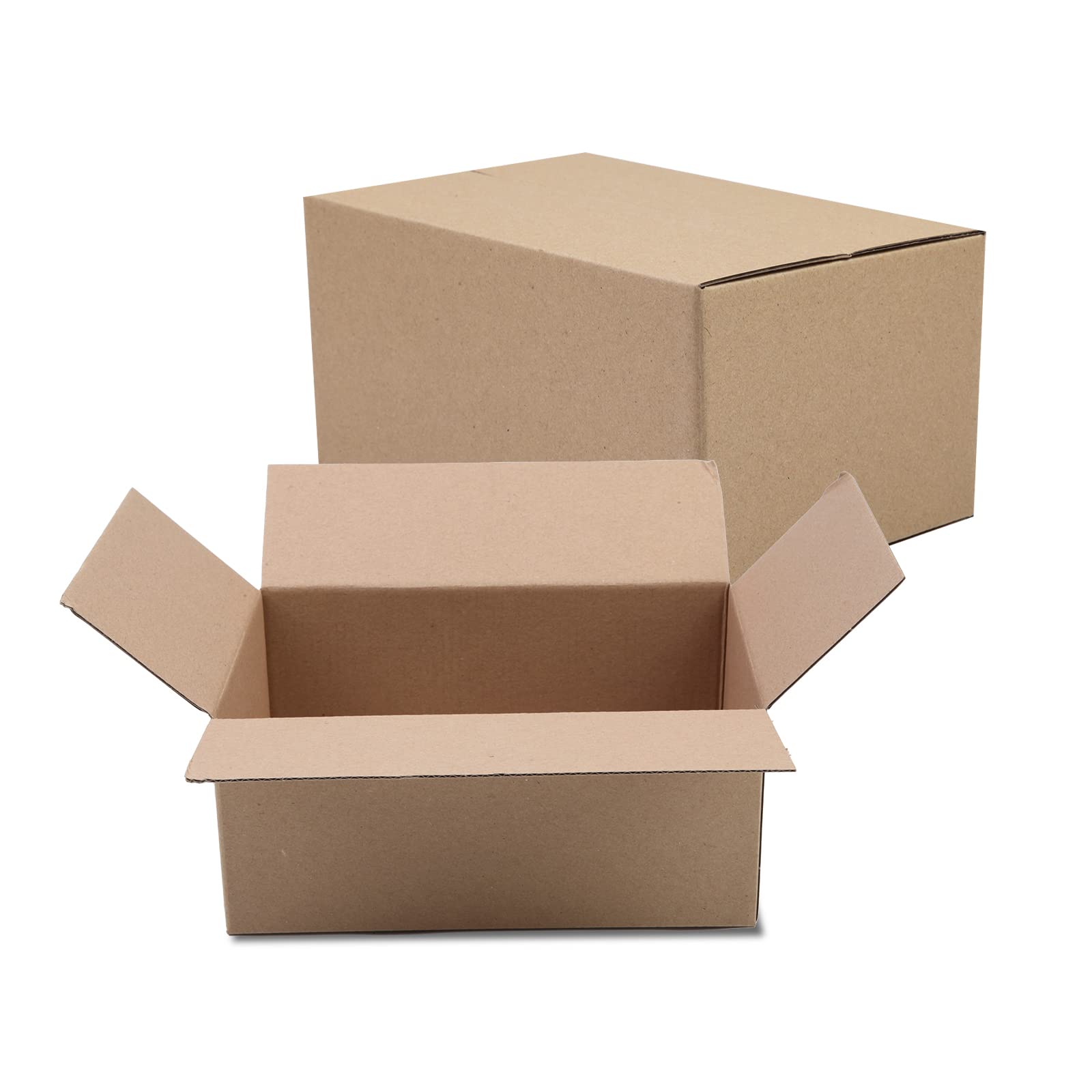 25 Pack 9x6x4 Inch Kraft Shipping Boxes - Small Business Packaging for Ecommerce & Mailing