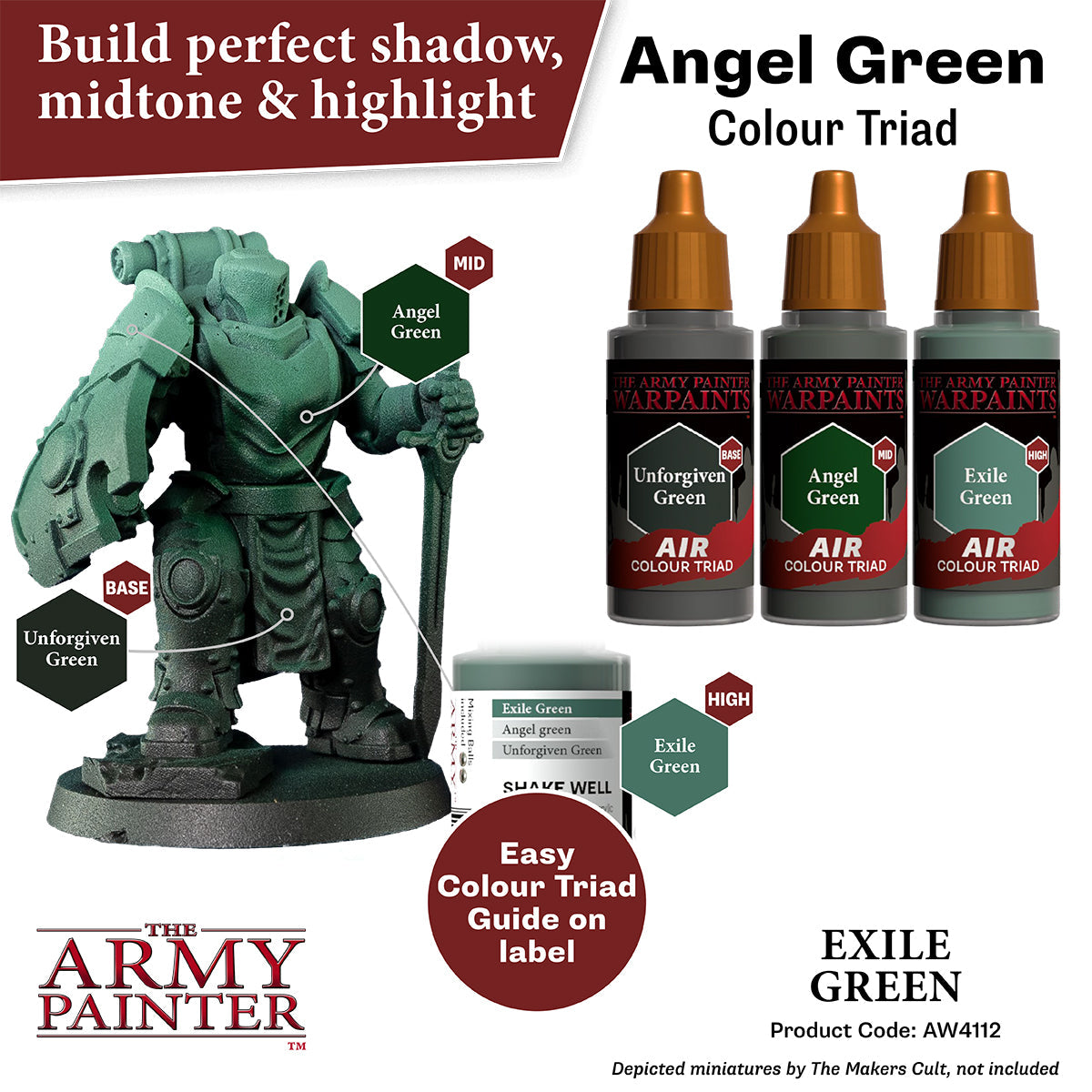 Warpaints Air: Exile Green - Premium Matte Eyeshadow Palette for Professional Makeup Artists & Beauty Enthusiasts | Perfect for Everyday Wear, Special Occasions & Photo Shoots