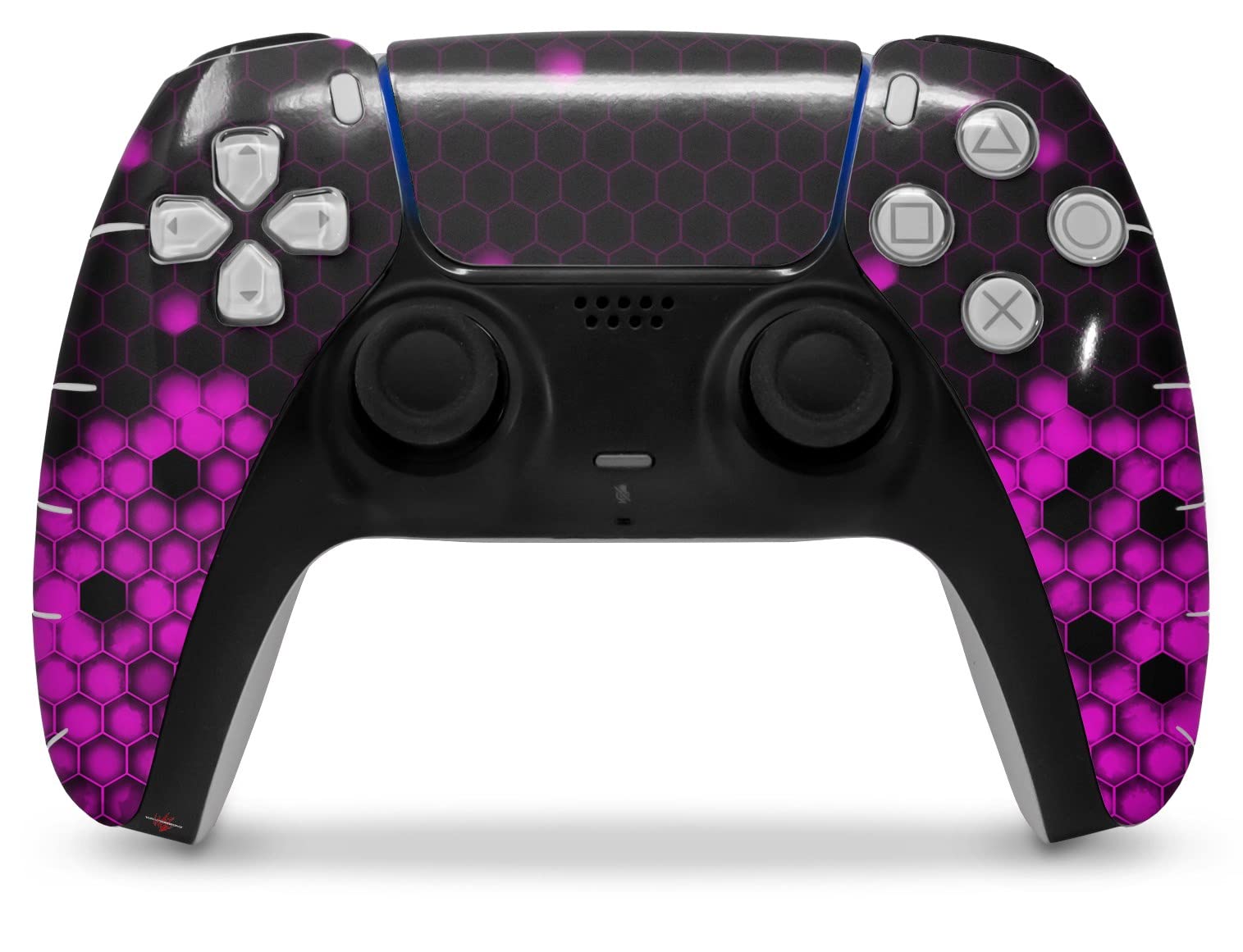 PS5 DualSense Controller Skin Wrap - HEX Hot Pink for Gaming & Protection