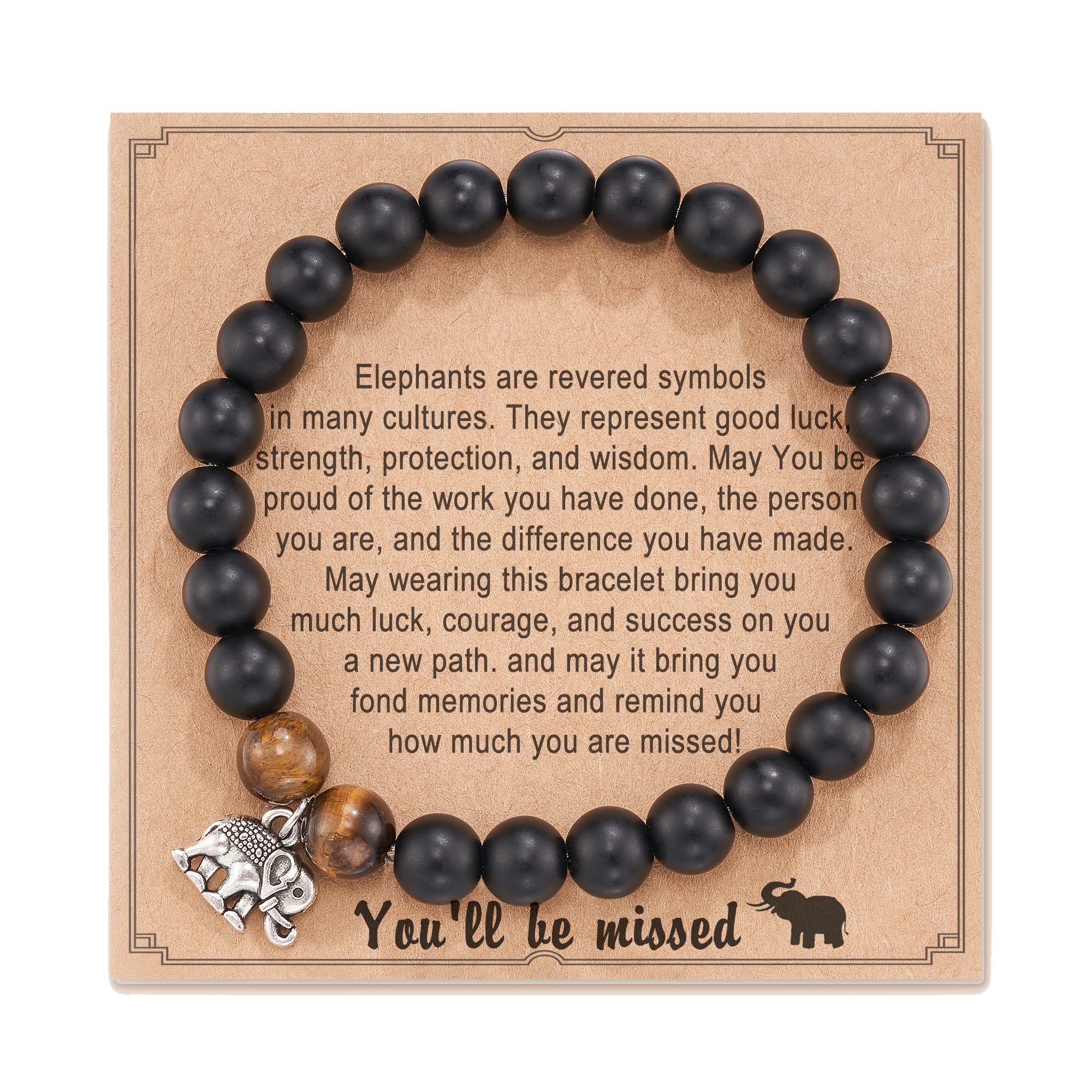 HGDEER Retirement Gift for Women & Men 2024 - Thoughtful Farewell Bracelet for Coworkers, Teachers, Friends | Best Good Luck Present for Retirement, Moving Away, New Beginnings | Perfect for Office Parties, Farewell Events & Appreciation Gifts