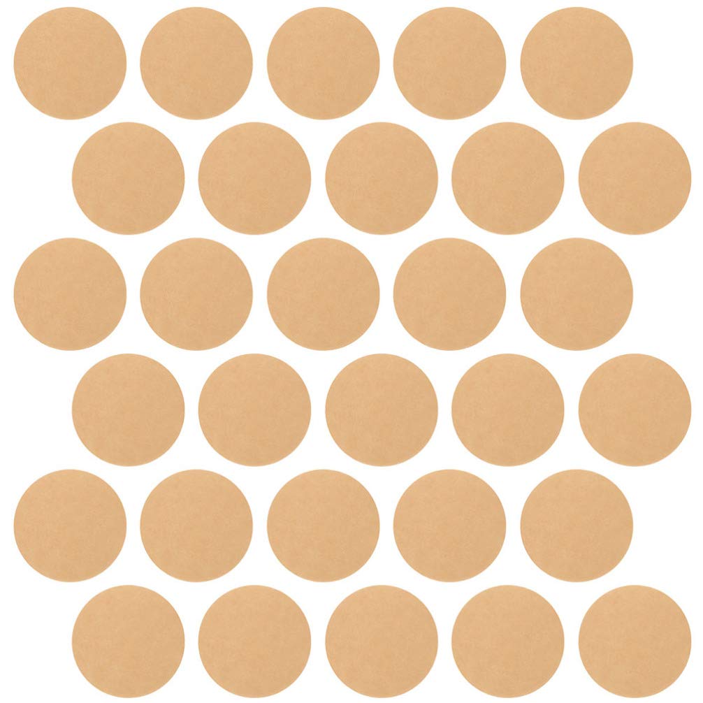Hemoton 200-Pack Non-Stick Round Parchment Paper Liners for BBQ, Cheesecake, Steaming & Baking - Perfect for Air Fryer, Oven, and Griddle Cooking